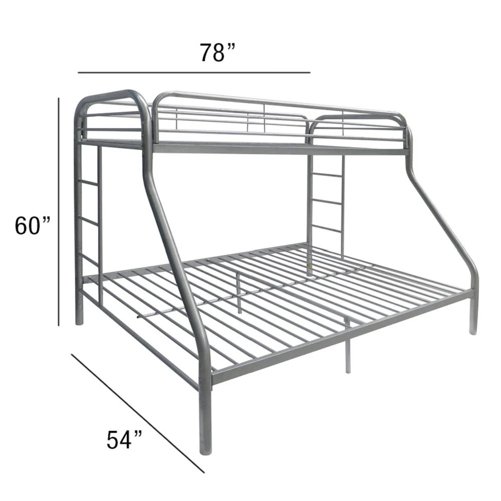 Black Twin Over Full Size Bunk Bed By Homeroots - Image 23