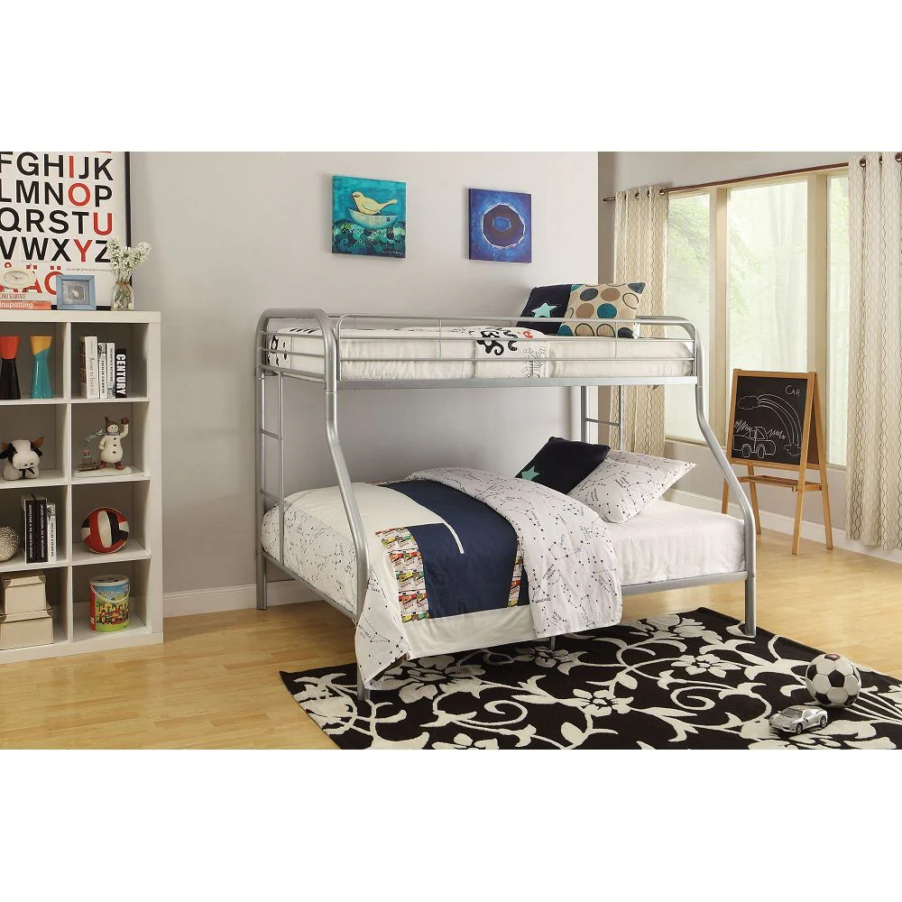 Black Twin Over Full Size Bunk Bed By Homeroots - Image 25