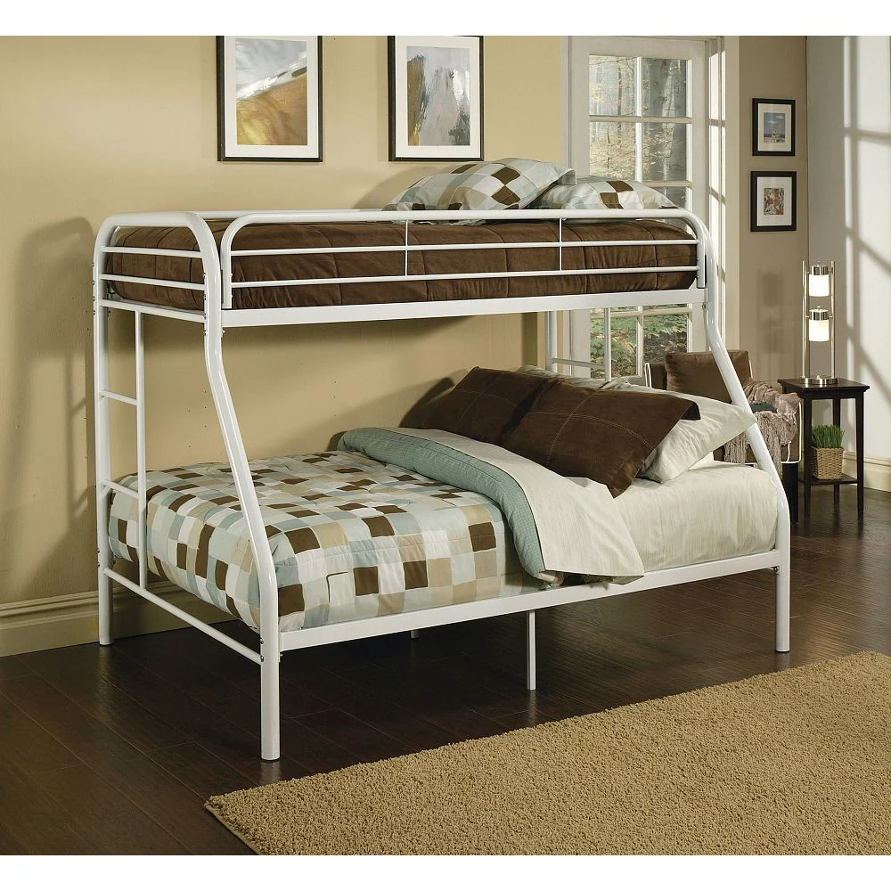 Black Twin Over Full Size Bunk Bed By Homeroots - Image 28