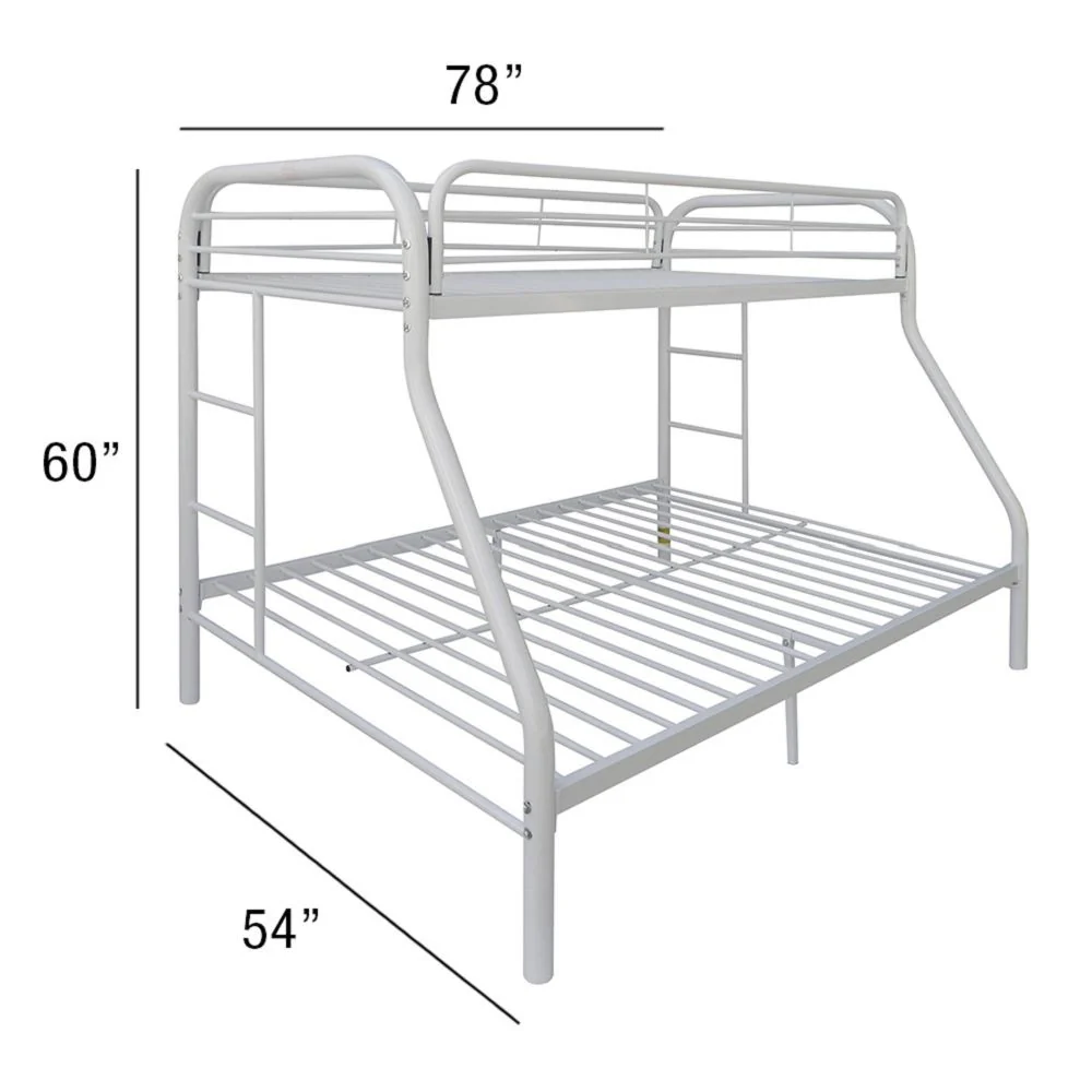 Black Twin Over Full Size Bunk Bed By Homeroots - Image 30