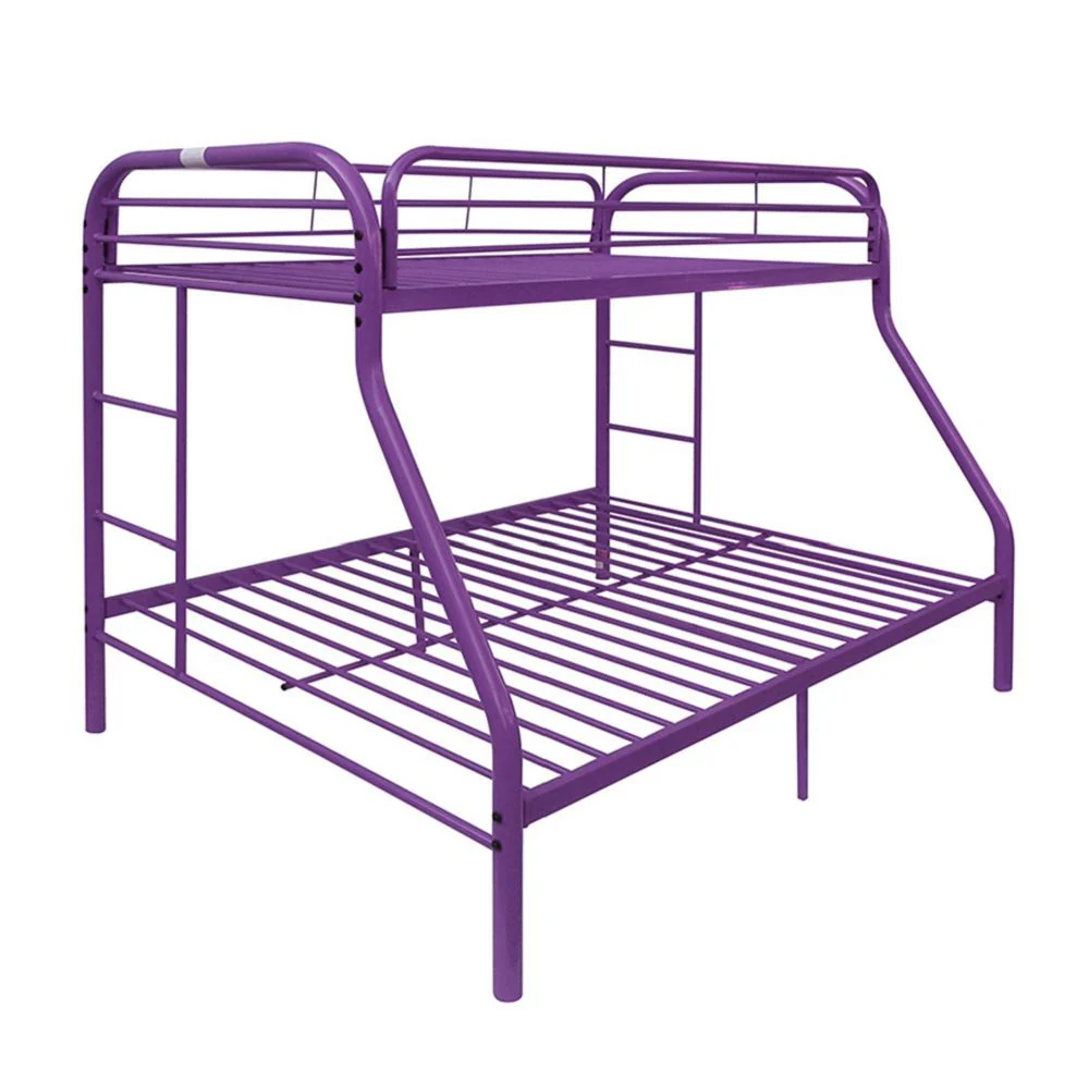 Black Twin Over Full Size Bunk Bed By Homeroots - Image 6