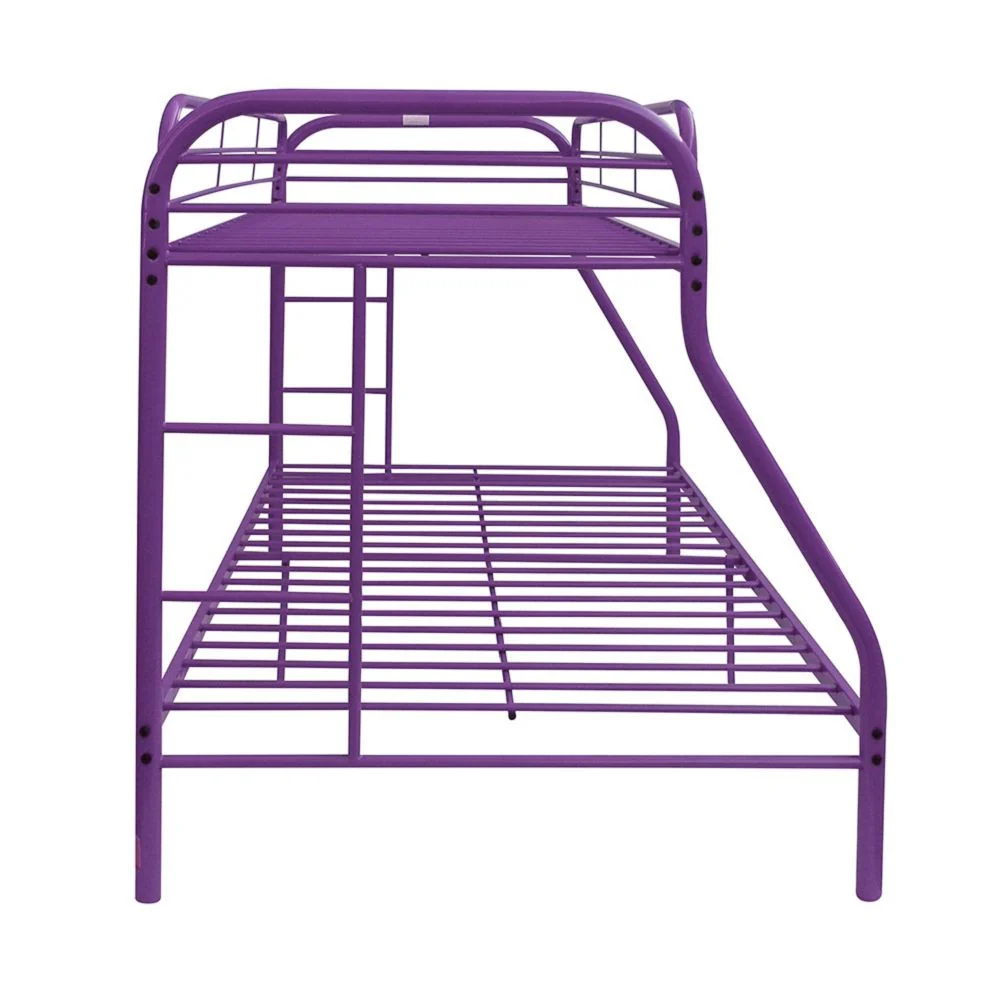 Black Twin Over Full Size Bunk Bed By Homeroots - Image 8