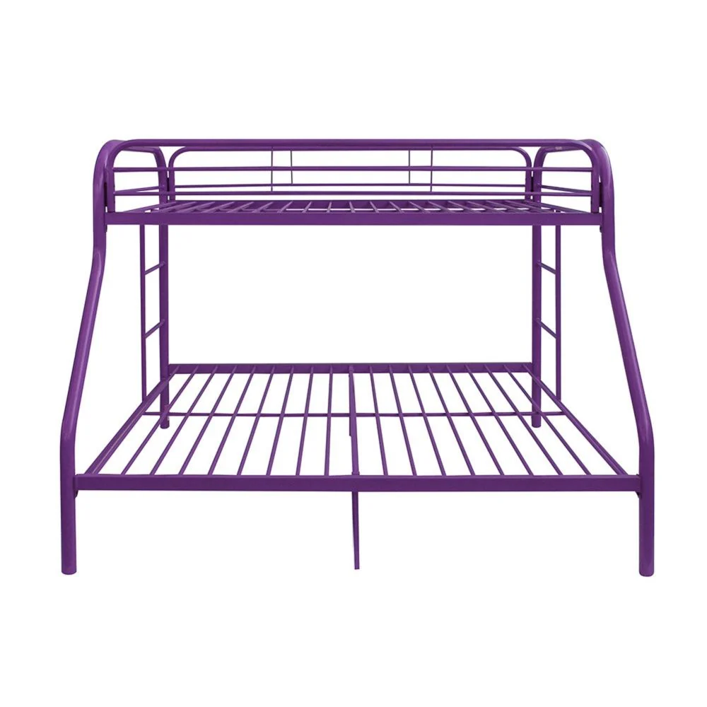 Black Twin Over Full Size Bunk Bed By Homeroots - Image 9