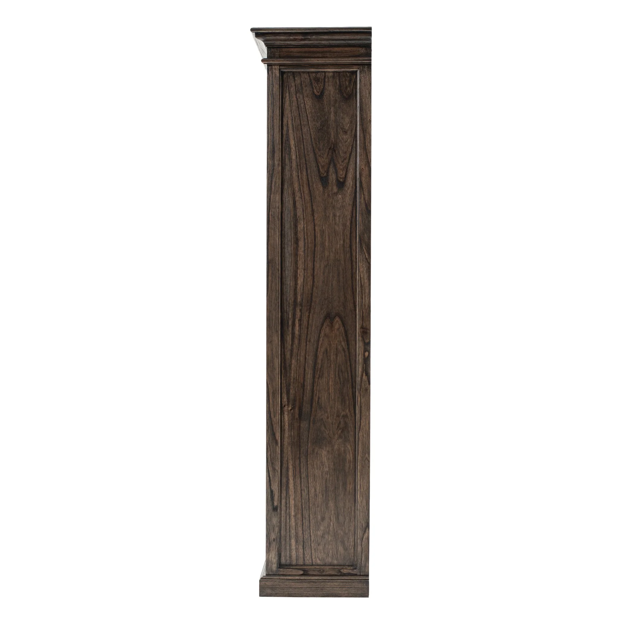 Black Wash Bookcase With One Drawer By Homeroots - Image 4
