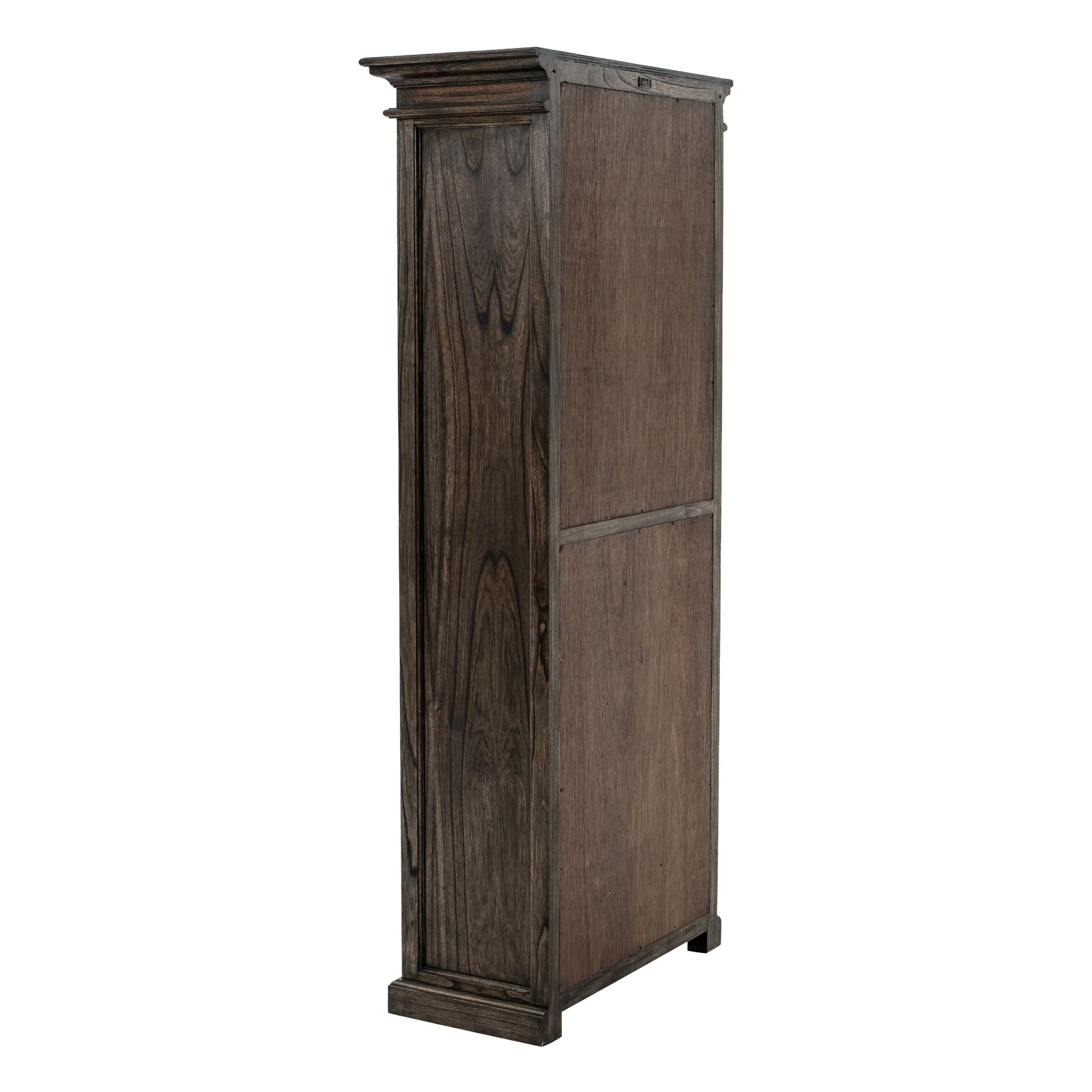 Black Wash Bookcase With One Drawer By Homeroots - Image 5