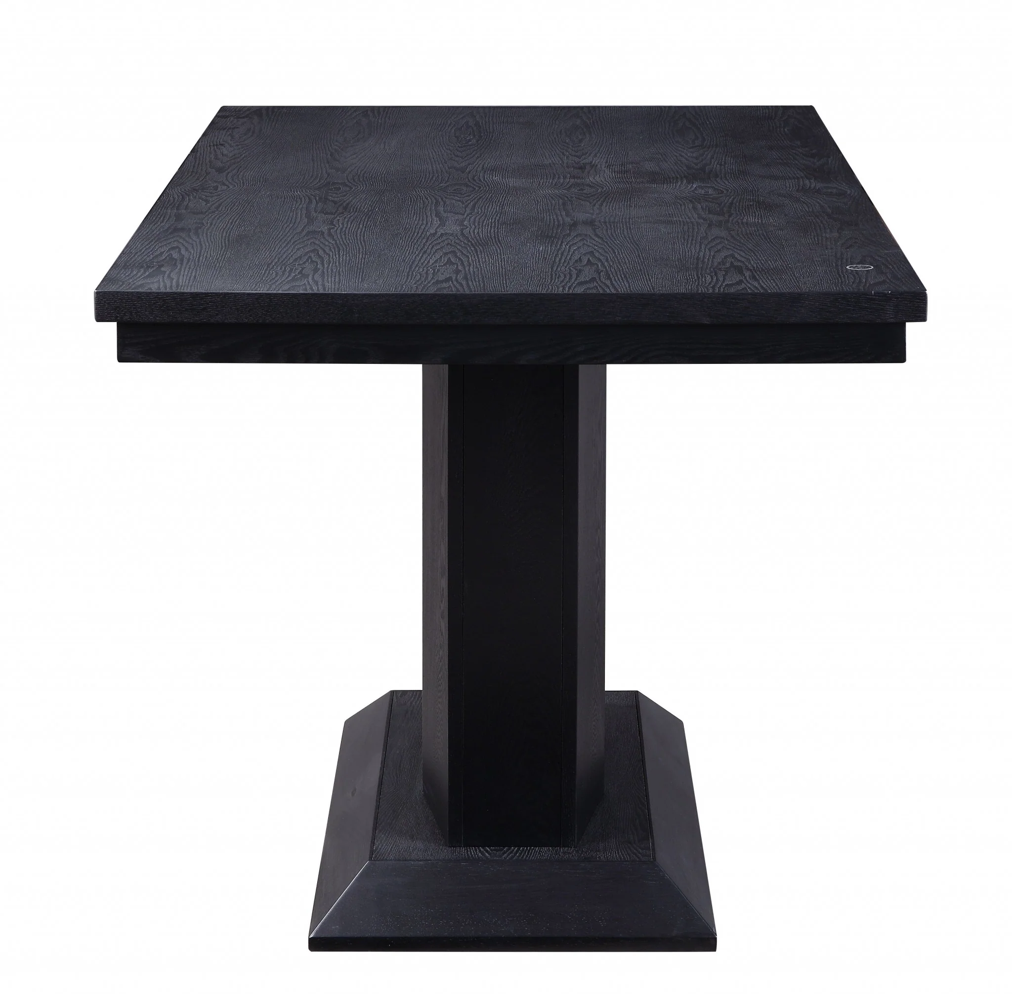 Black Wood LED Counter Height Table By Homeroots - Image 2