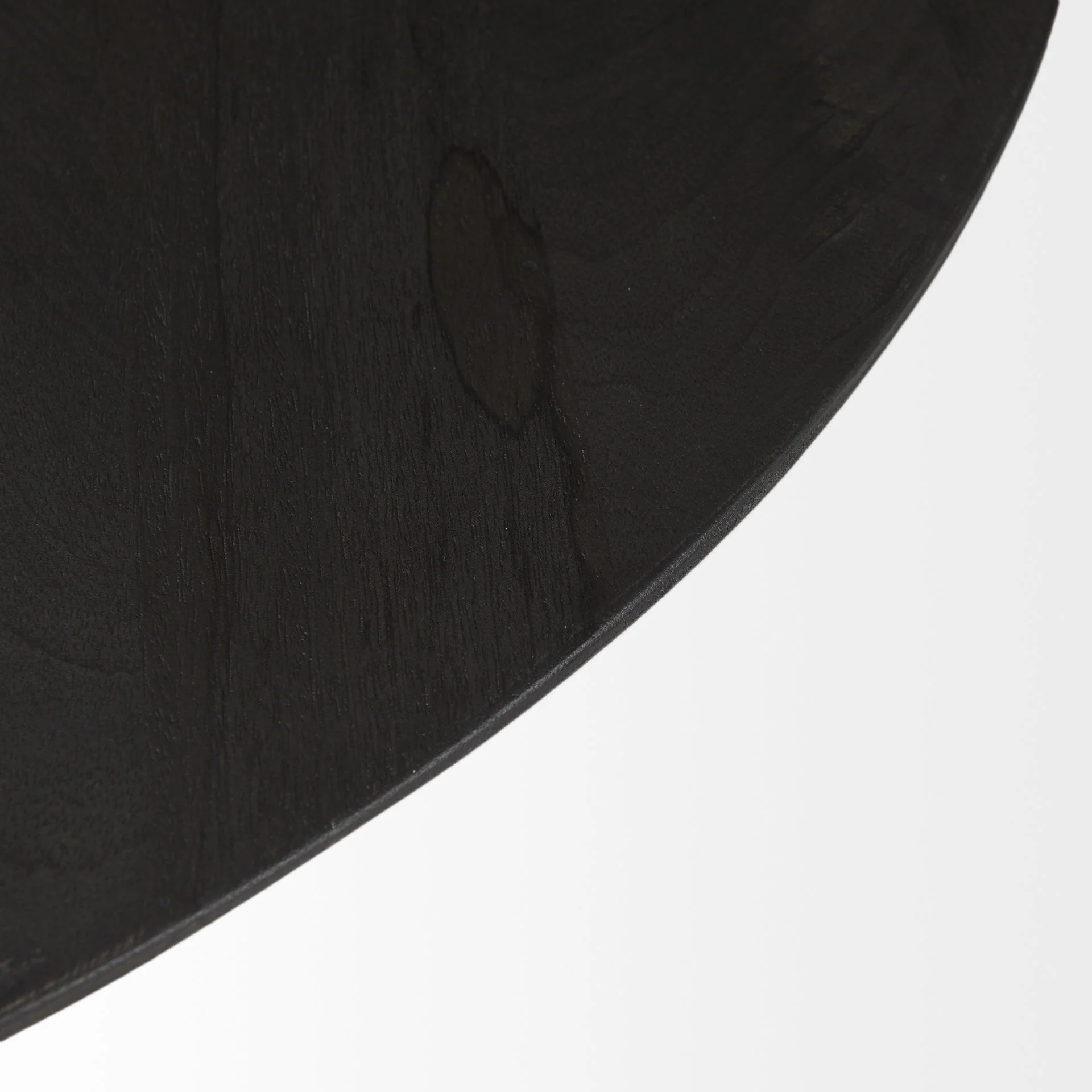 Black Wooden Pedestal Base Coffee Table By Homeroots - Image 4