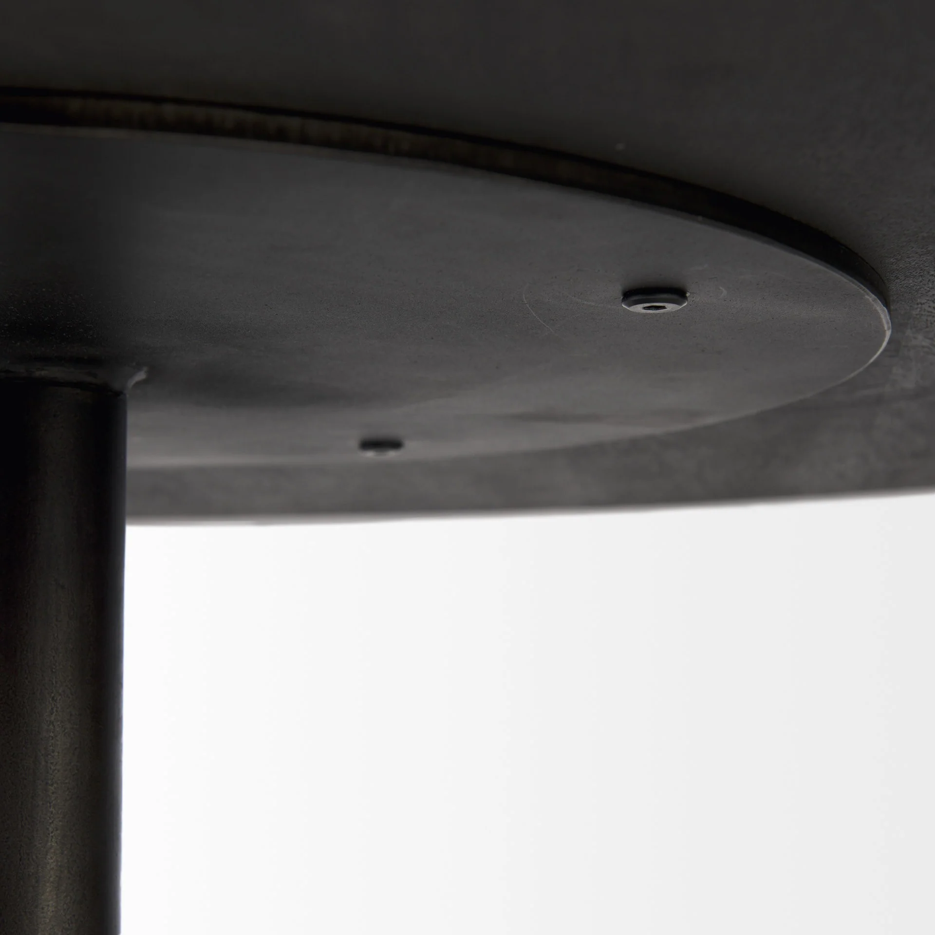 Black Wooden Pedestal Base Coffee Table By Homeroots - Image 8