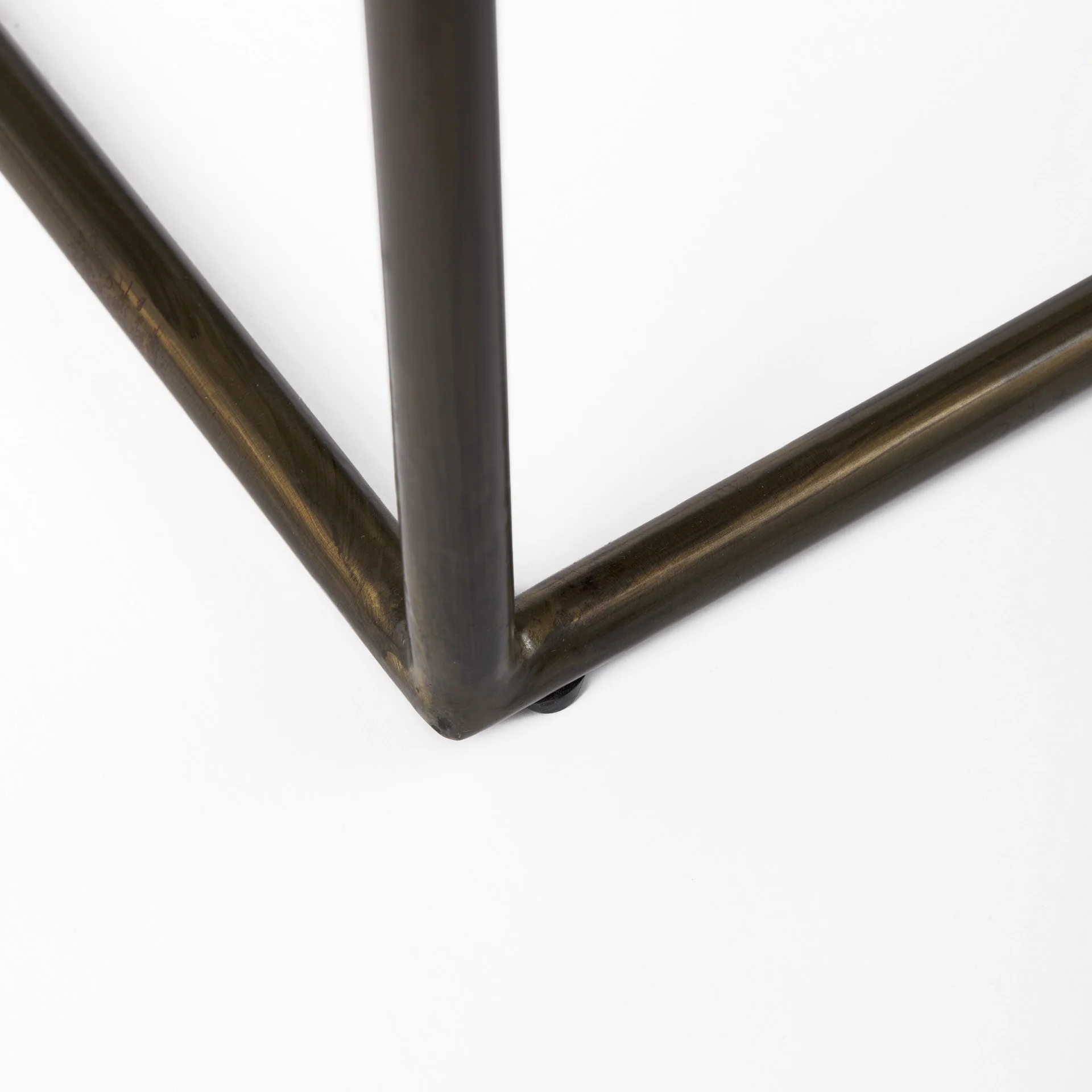 Black Woven Leather Bar Stool By Homeroots - Image 8