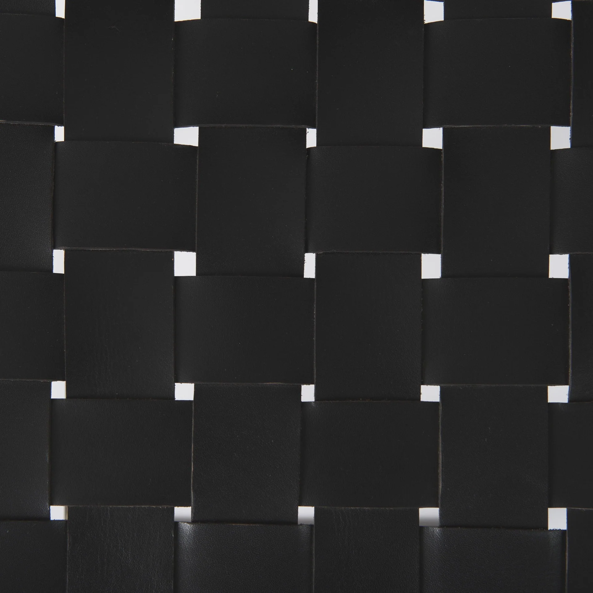Black Woven Leather Counter Stool By Homeroots - Image 7