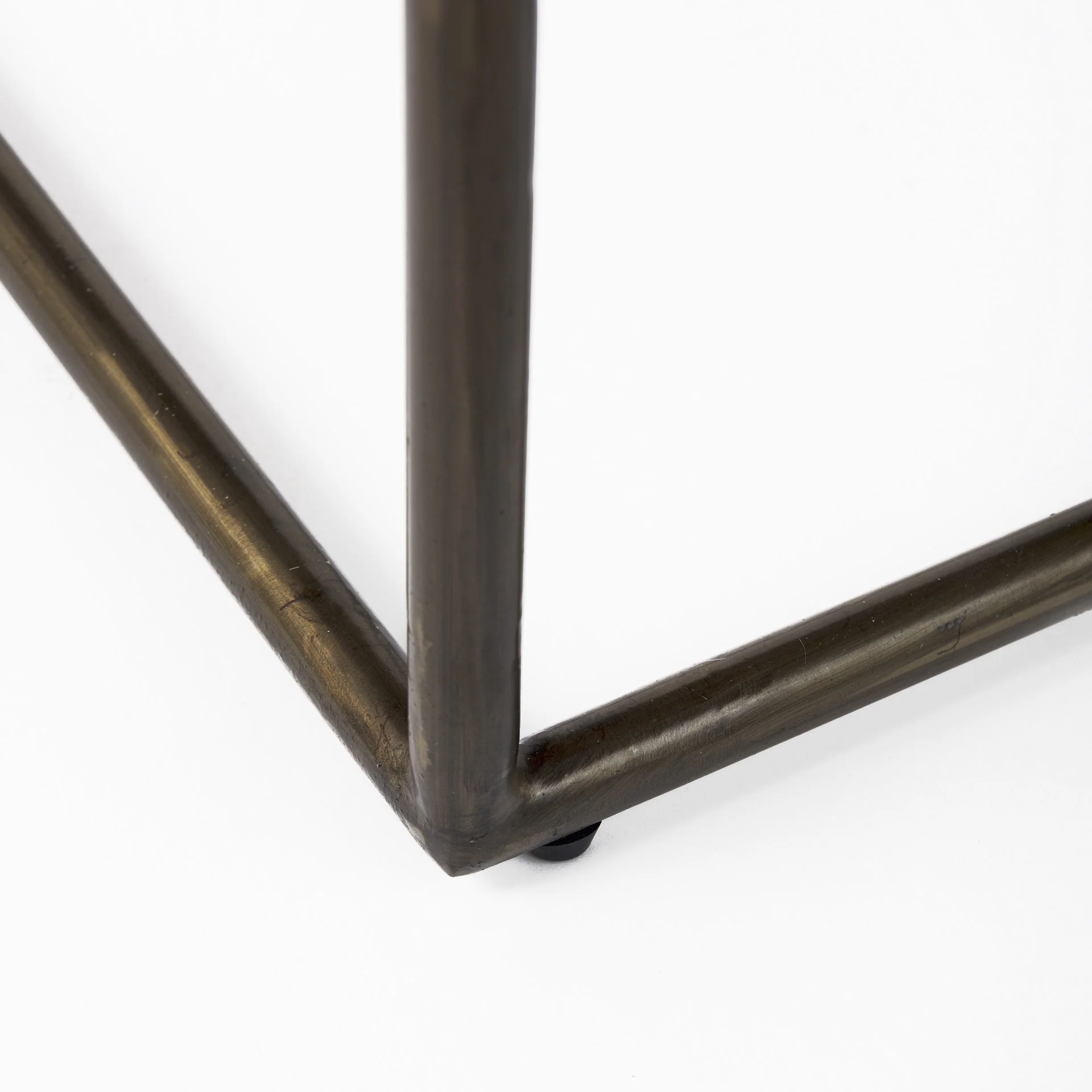 Black Woven Leather Counter Stool By Homeroots - Image 9