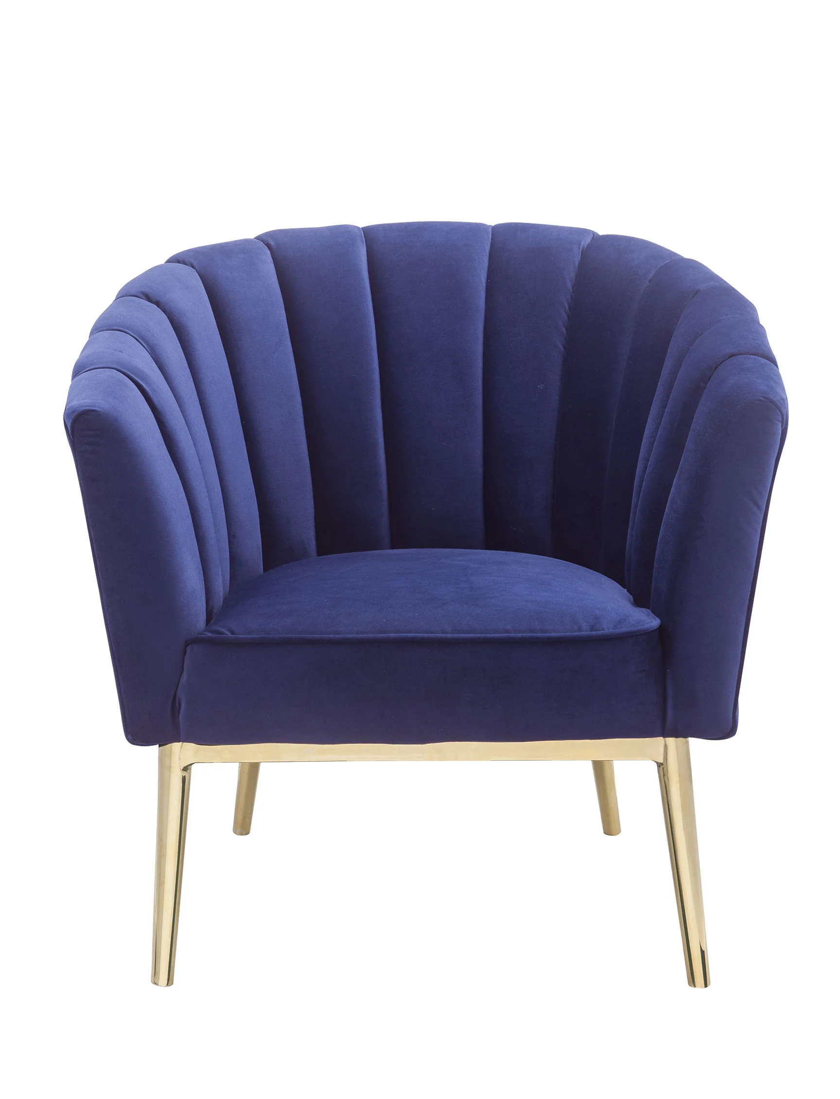 Blue Accent Chair By Homeroots - Image 2