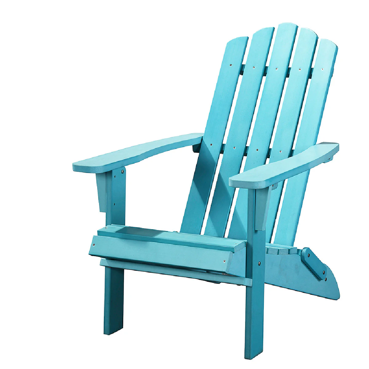 Blue Heavy Duty Plastic Indoor Outdoor Adirondack Chair By Homeroots - Image 2