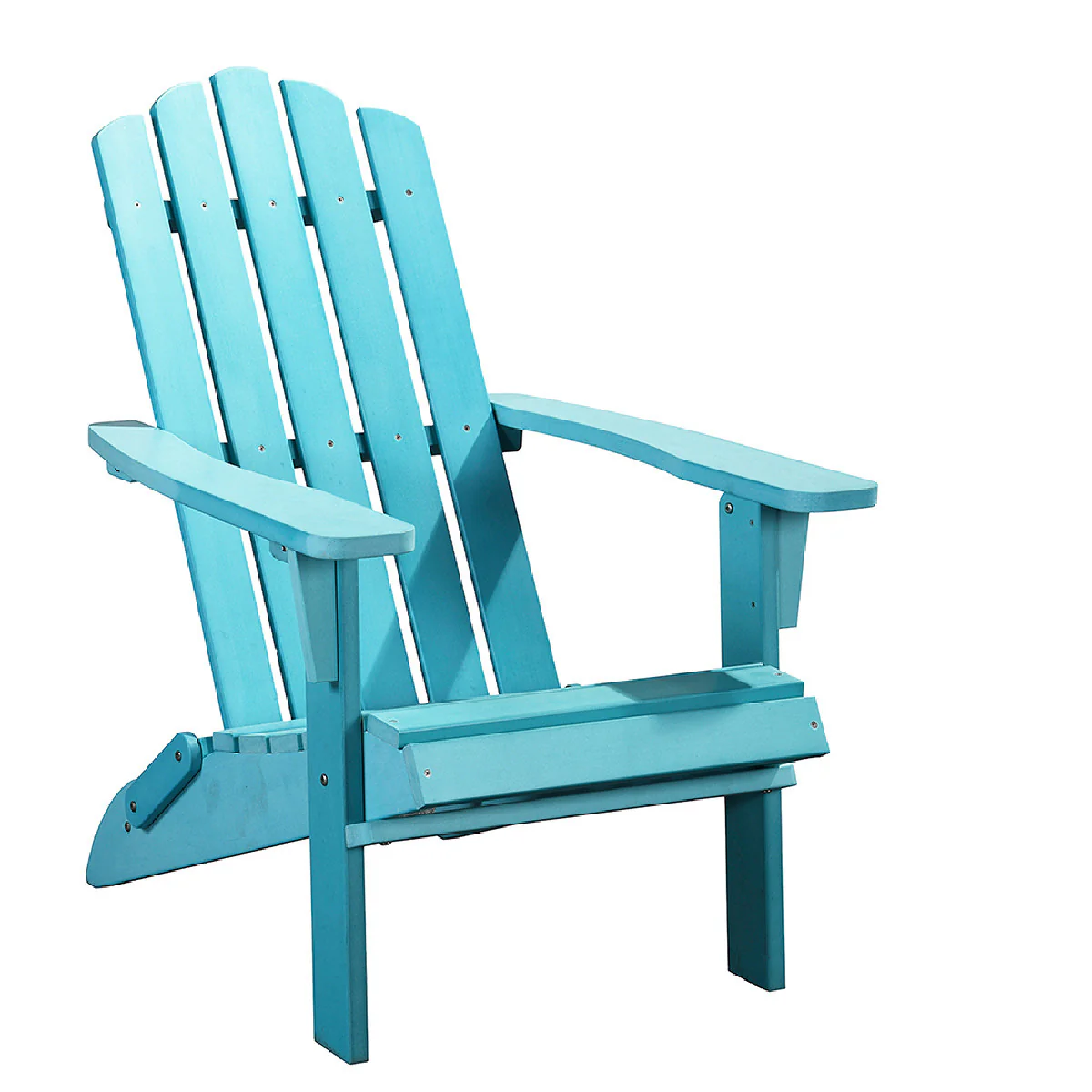 Blue Heavy Duty Plastic Indoor Outdoor Adirondack Chair By Homeroots - Image 5