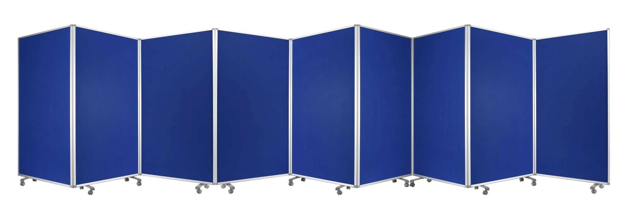Blue, Metal, 9 Panel, Screen By Homeroots - Image 5