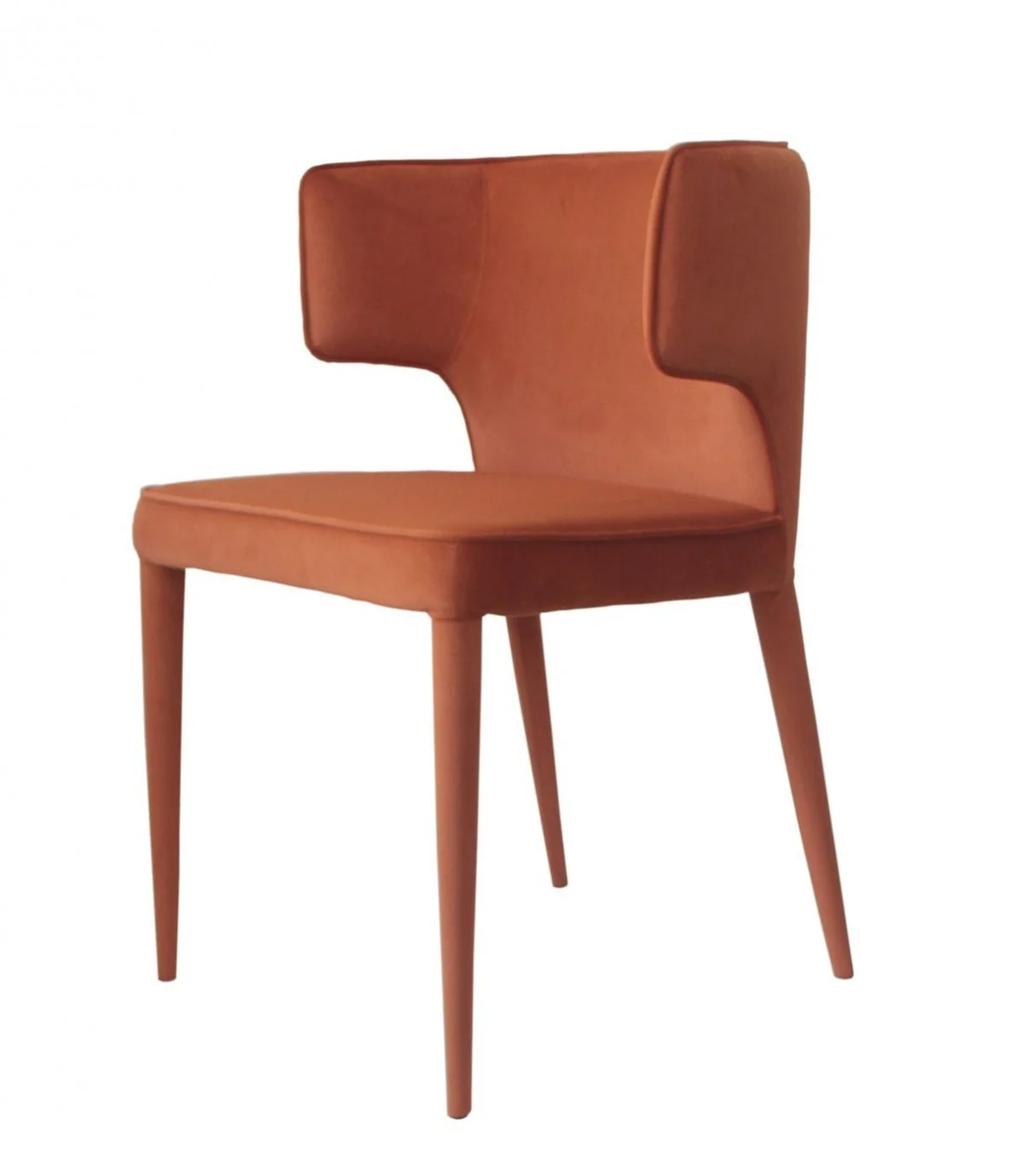 Blue Velvet Wrapped Dining Chair By Homeroots - Image 5