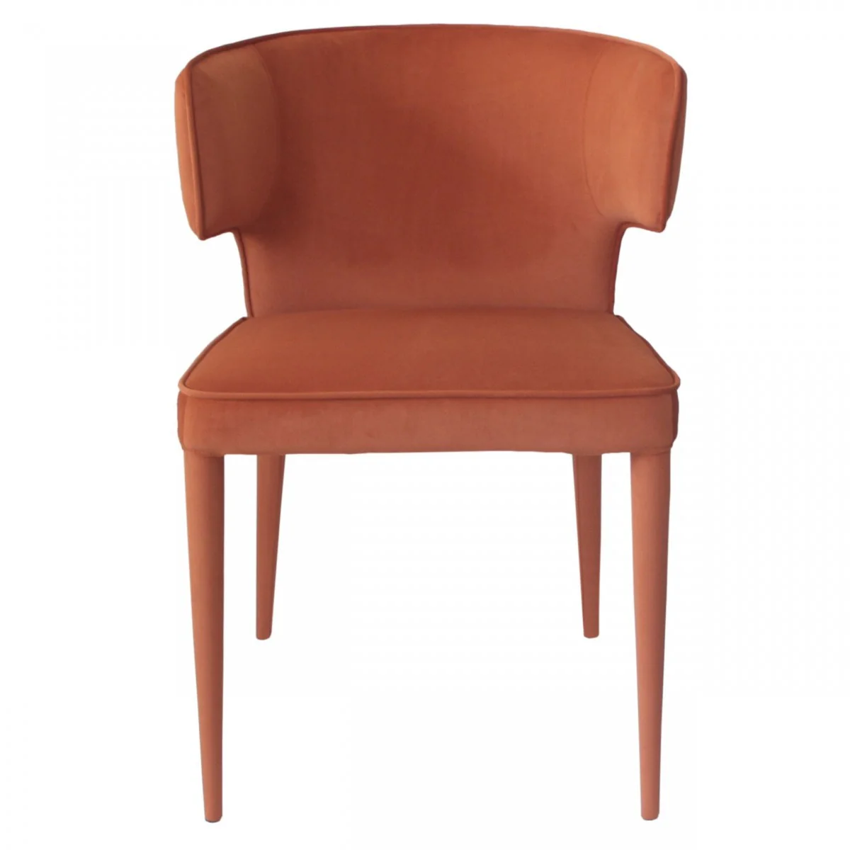 Blue Velvet Wrapped Dining Chair By Homeroots - Image 6