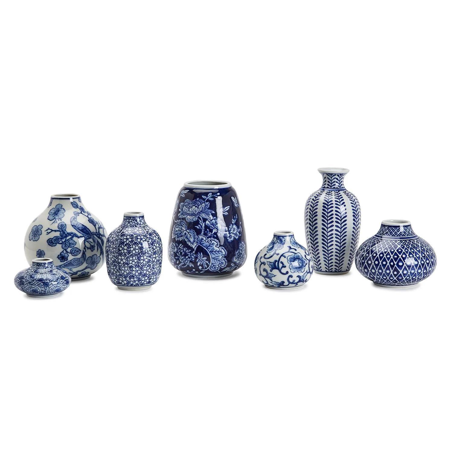 Blue & White S/14 Vase By Tozai Home - Image 2