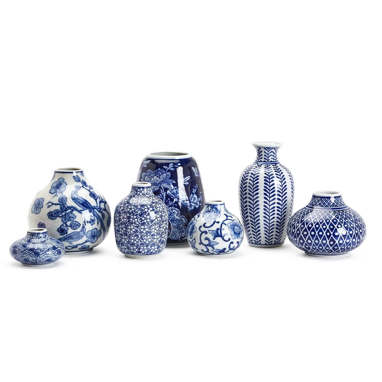 Blue & White S/14 Vase By Tozai Home - Image 3