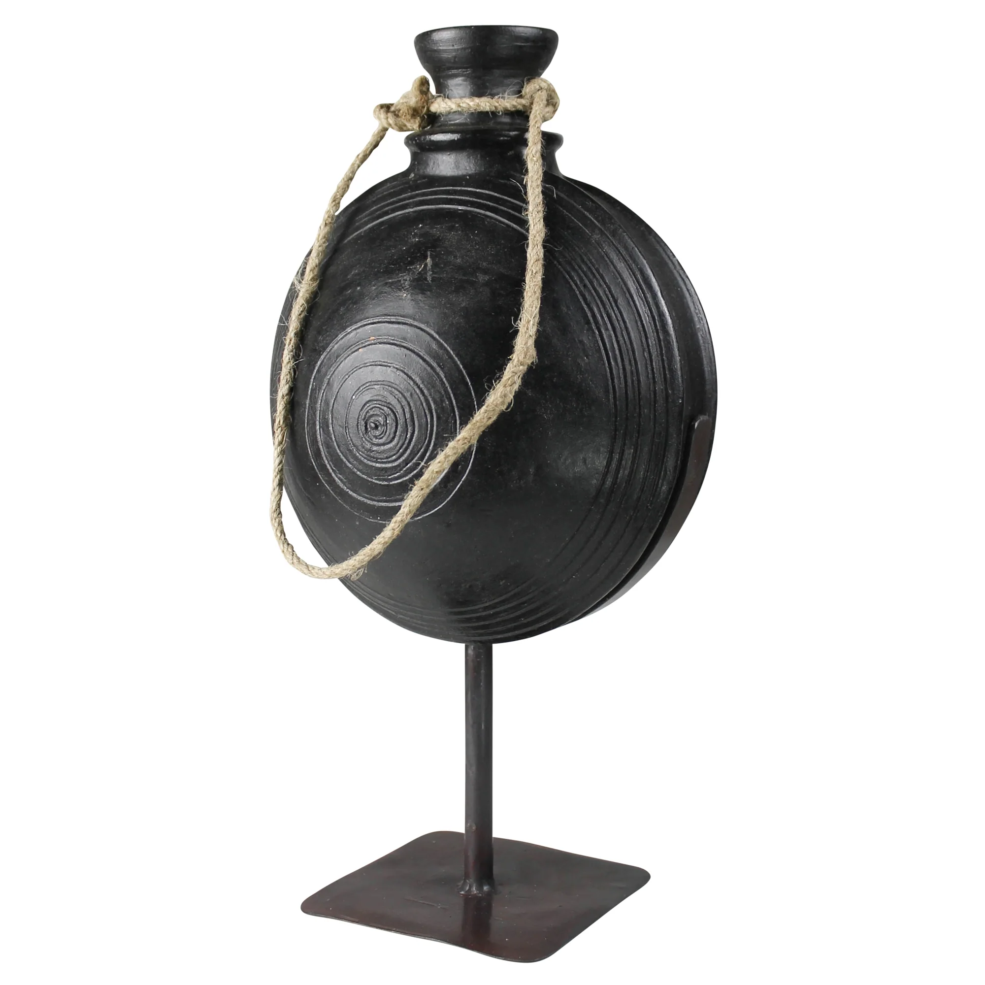 Bola Clay Pot on Stand - Medium By HomArt - Image 2