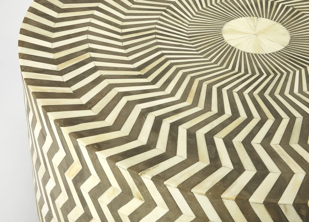 Bone Inlay Coffee Table By Homeroots - Image 2