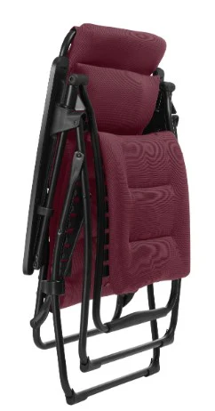 BordeauPowder Coated Recliner By Homeroots - Image 2