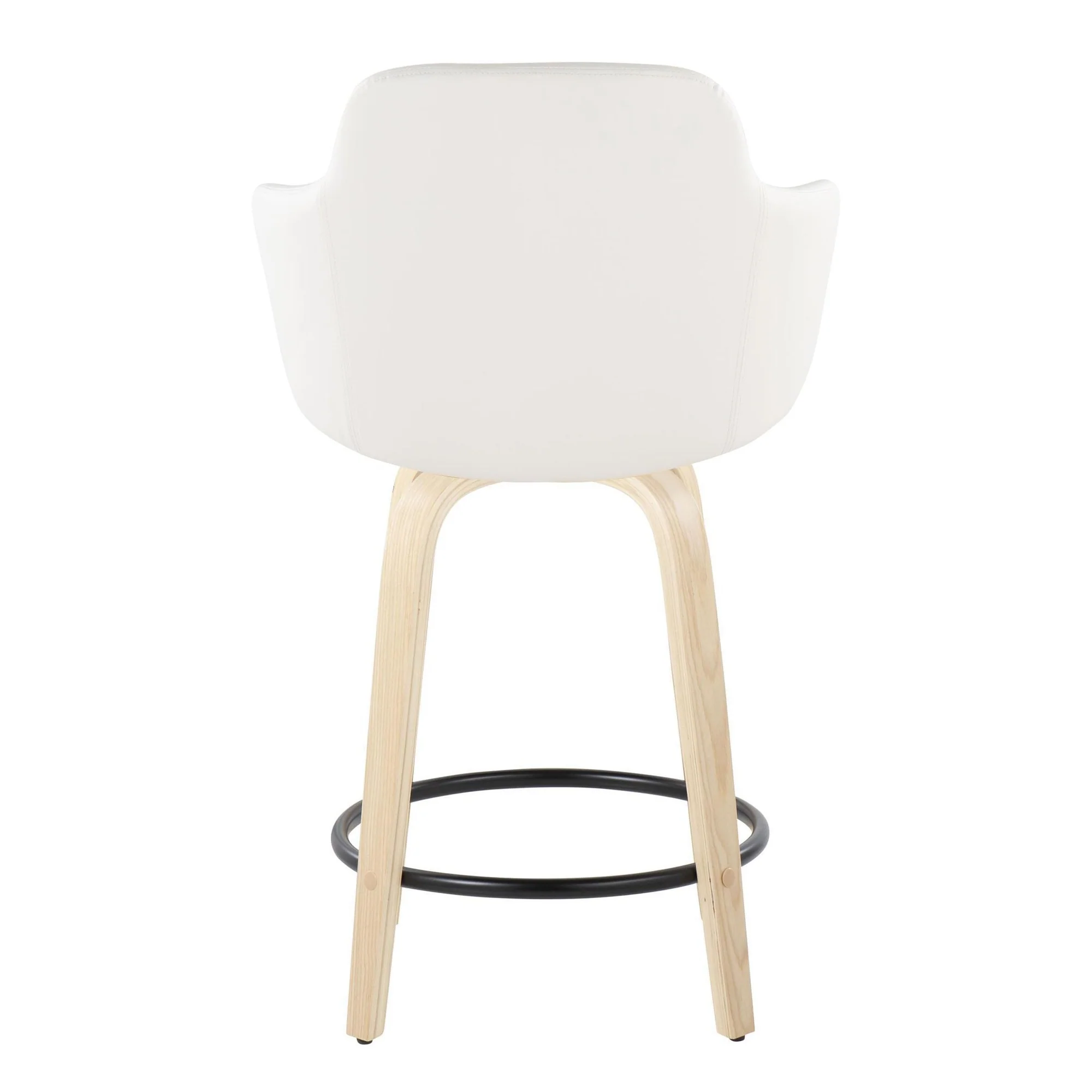 Boyne 24" Fixed-Height Counter Stool - Set of 2 By LumiSource - B24-BOYNEPU-GRTZQ2 NABK2 - Image 18