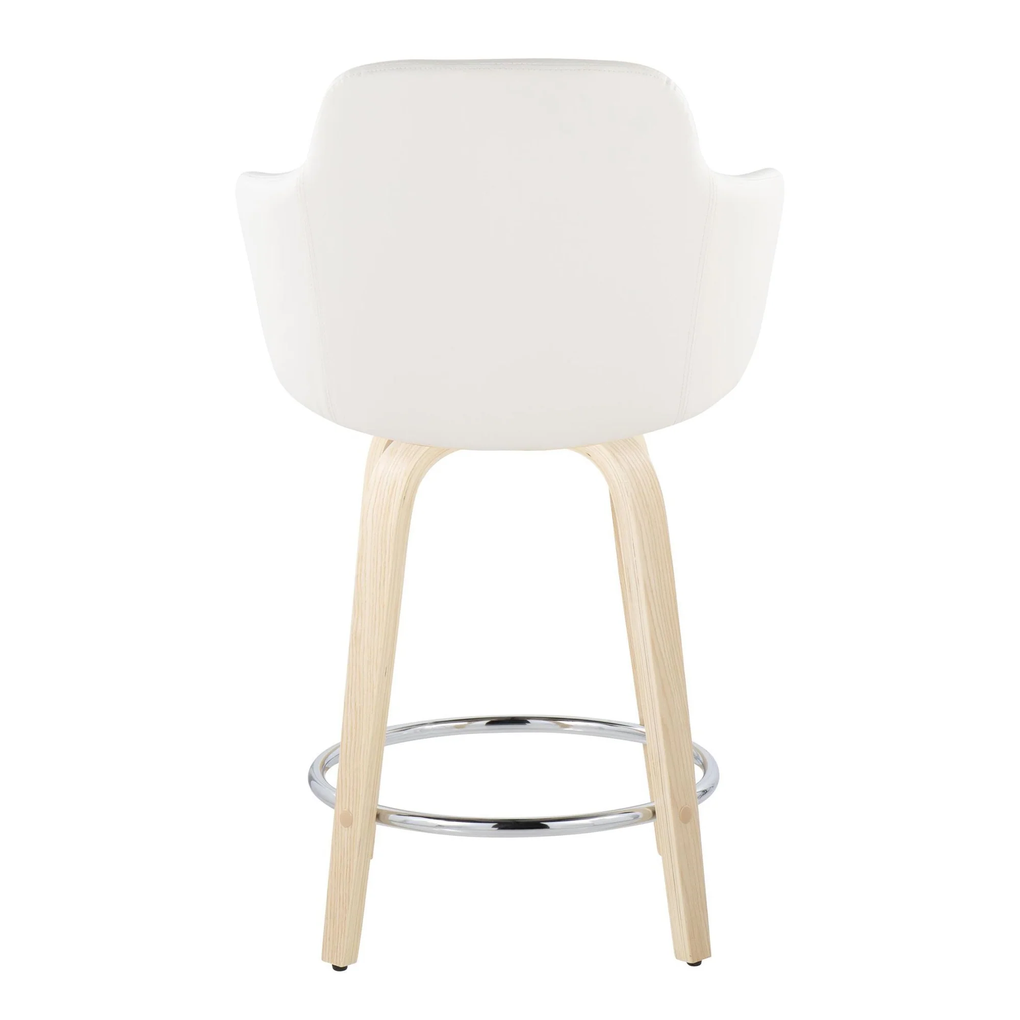 Boyne 24" Fixed-Height Counter Stool - Set of 2 By LumiSource - B24-BOYNEPU-GRTZR2 NABK2 - Image 19