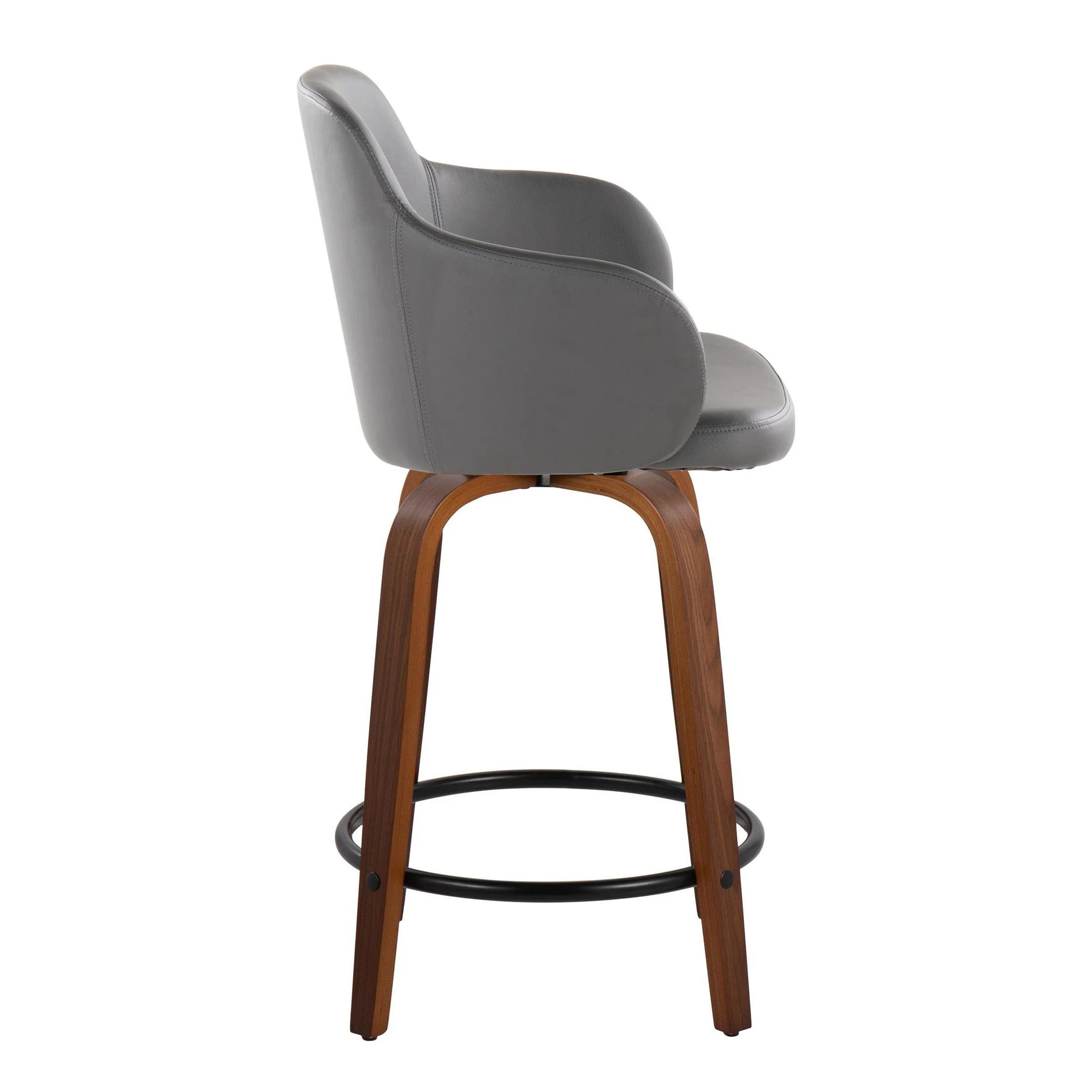 Boyne 24" Fixed-Height Counter Stool - Set of 2 By LumiSource - B24-BOYNEPU-GRTZR2 NABK2 - Image 22