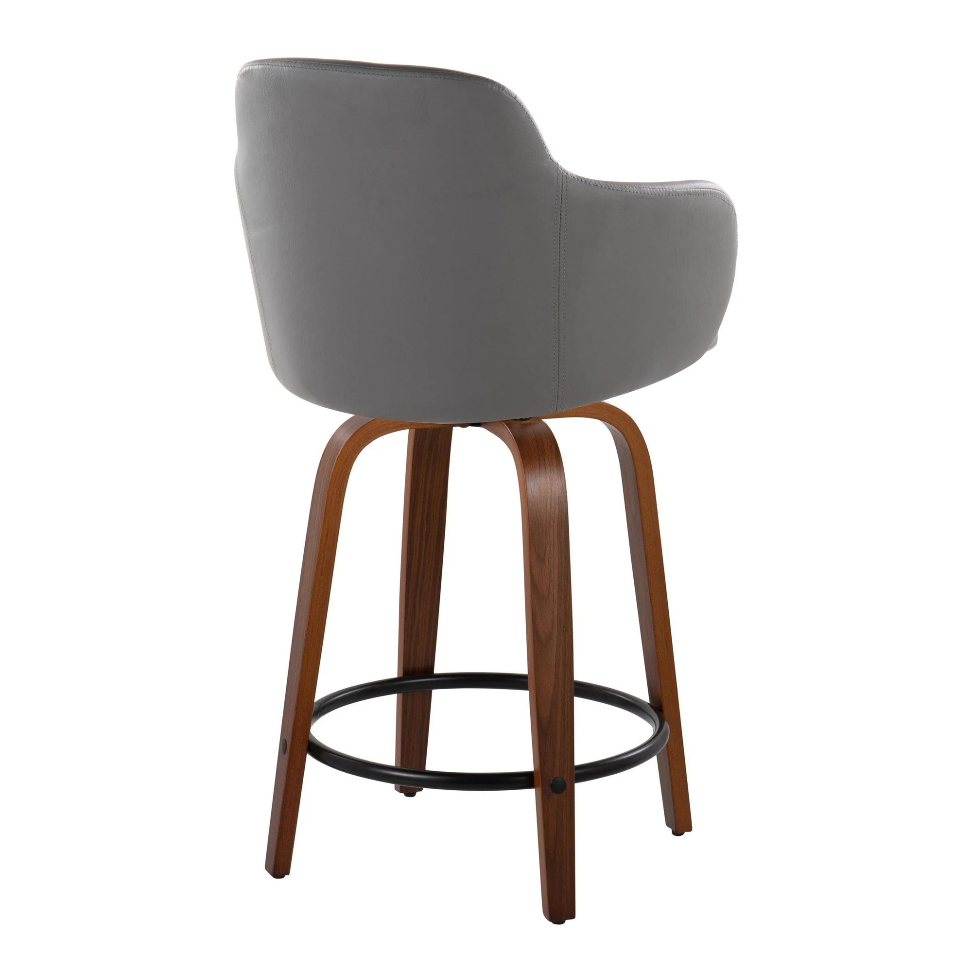 Boyne 24" Fixed-Height Counter Stool - Set of 2 By LumiSource - B24-BOYNEPU-GRTZR2 NABK2 - Image 23