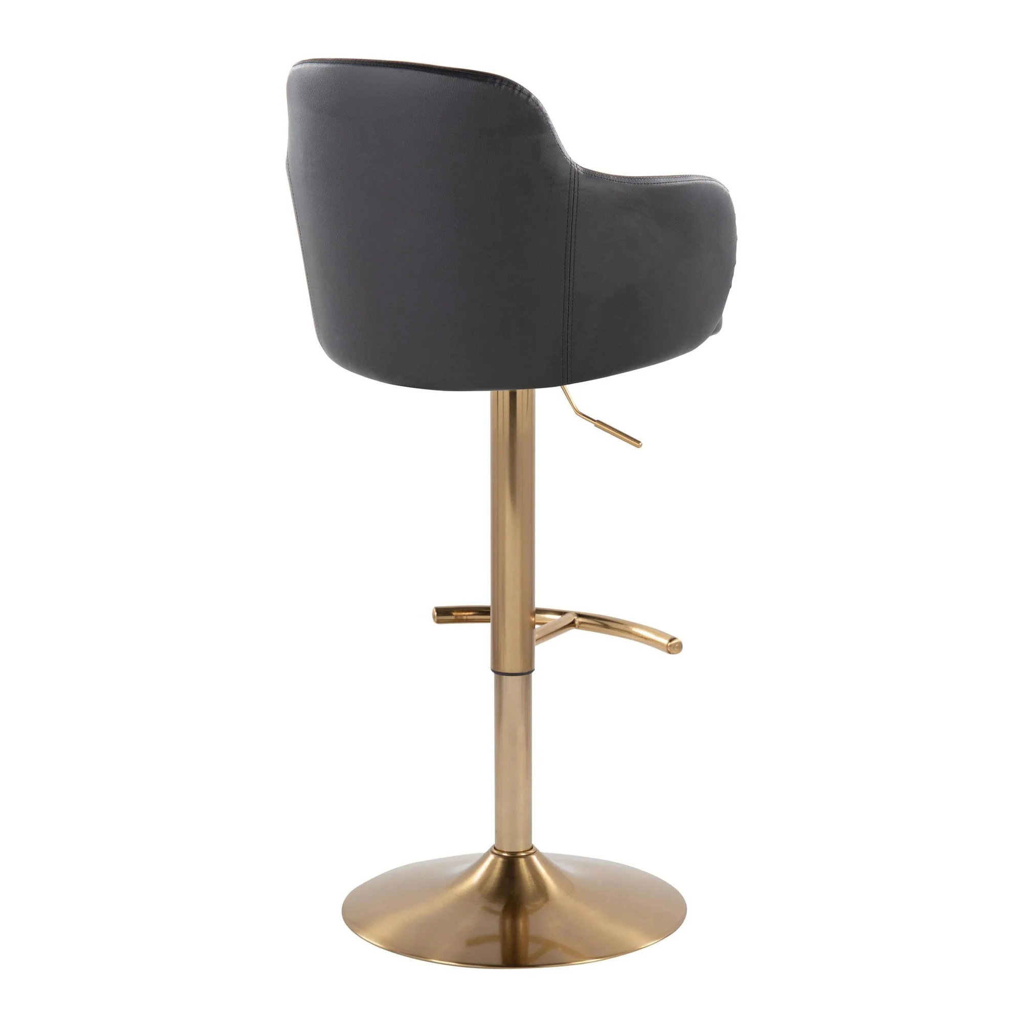 Boyne Adjustable Barstool - Set of 2 By LumiSource - BS-BOYNEPU-RT2 AUBK2 - Image 4