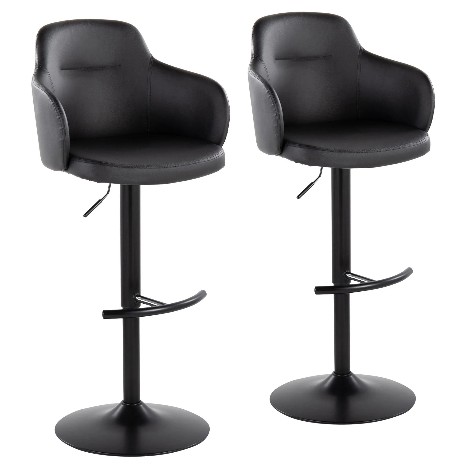Boyne Adjustable Barstool - Set of 2 By LumiSource - BS-BOYNEPU-RT2 AUGY2 - Image 13