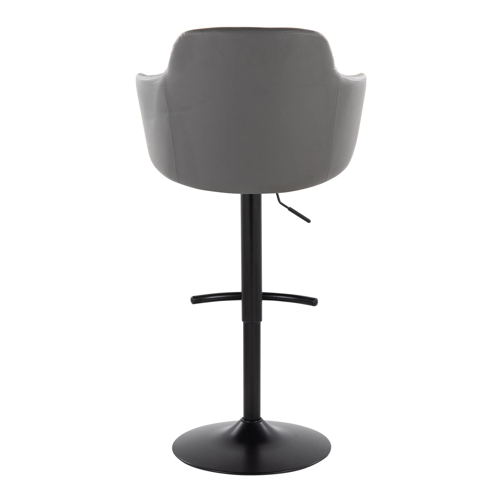 Boyne Adjustable Barstool - Set of 2 By LumiSource - BS-BOYNEPU-RT2 BKGY2 - Image 11