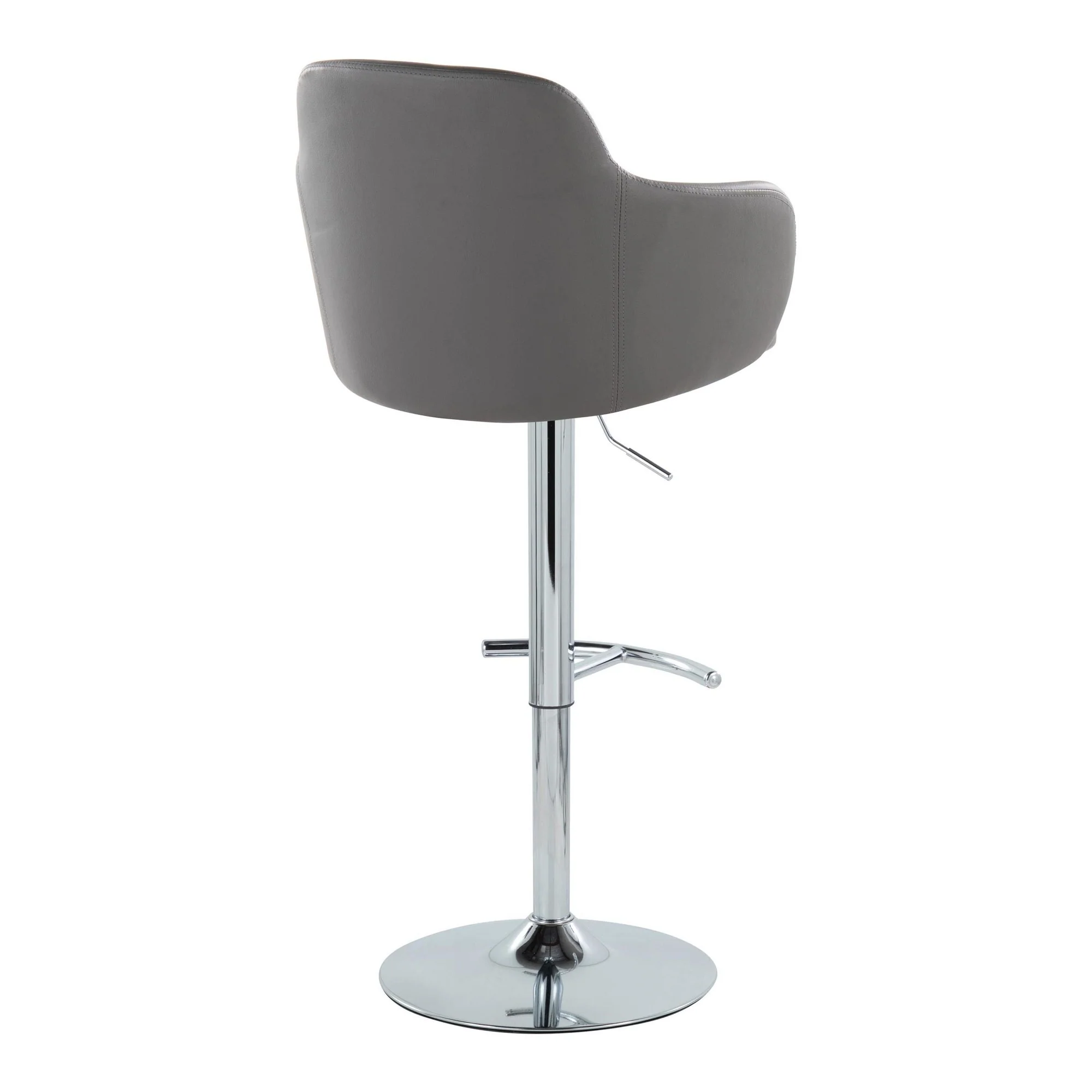 Boyne Adjustable Barstool - Set of 2 By LumiSource - BS-BOYNEPU-RT2 CHRBK2 - Image 19