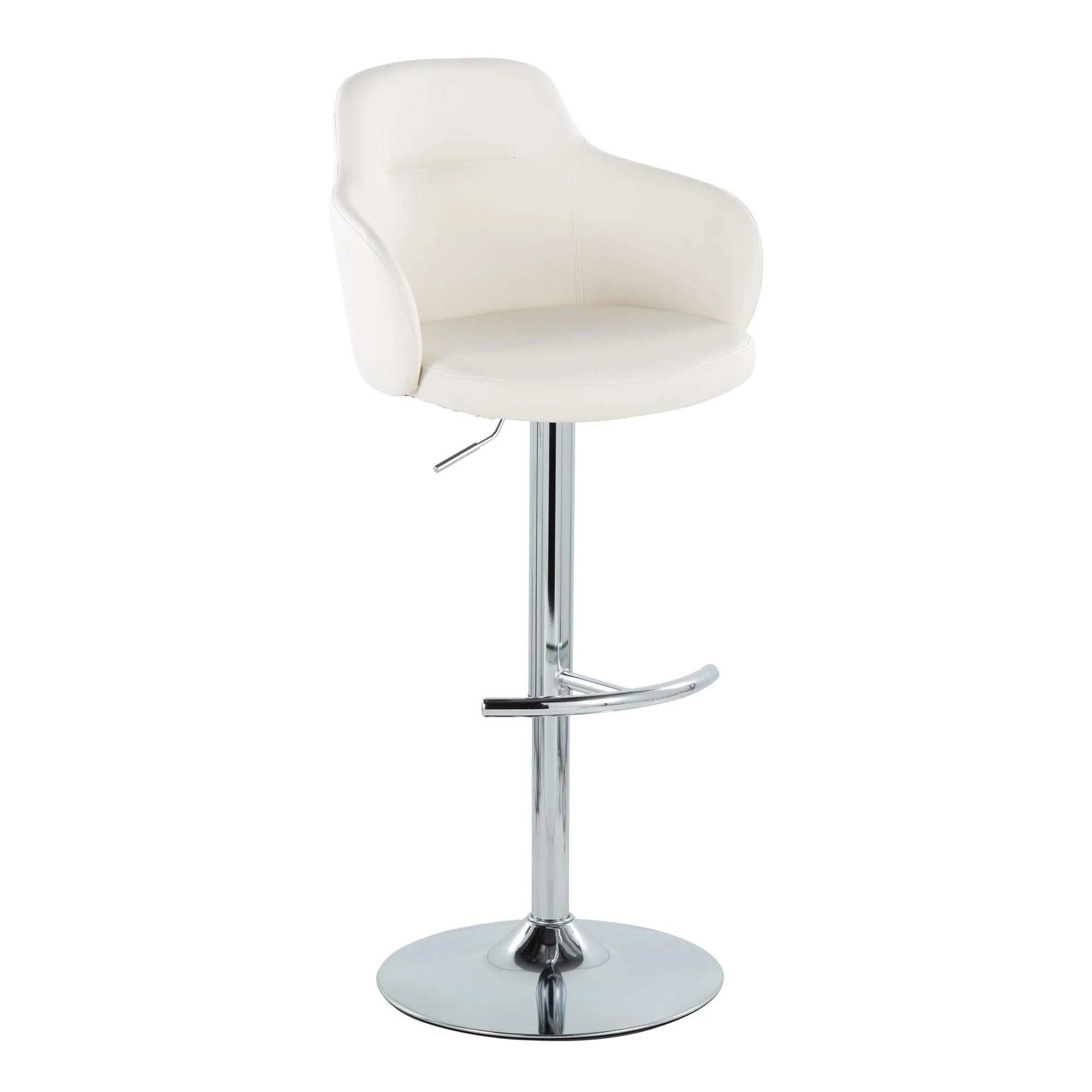 Boyne Adjustable Barstool - Set of 2 By LumiSource - BS-BOYNEPU-RT2 CHRBK2 - Image 27