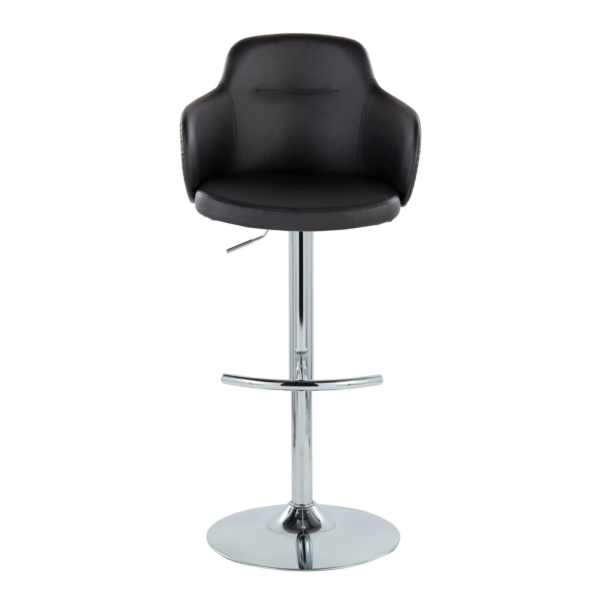 Boyne Adjustable Barstool - Set of 2 By LumiSource - BS-BOYNEPU-RT2 CHRBK2 - Image 9