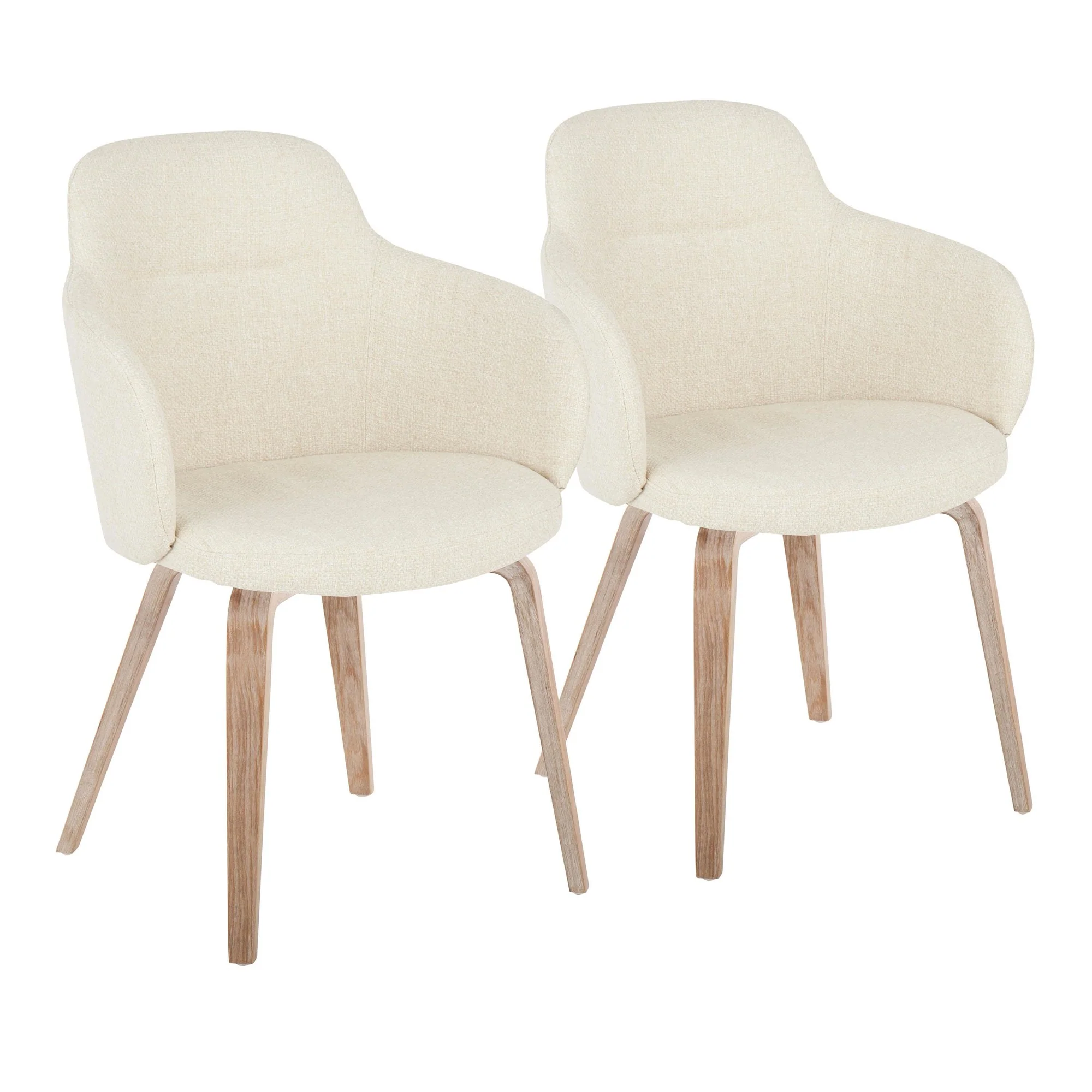 Boyne Chair - Set of 2 By LumiSource - CH-BOYNEFB-HLBW2 WWCR2 - Image 3