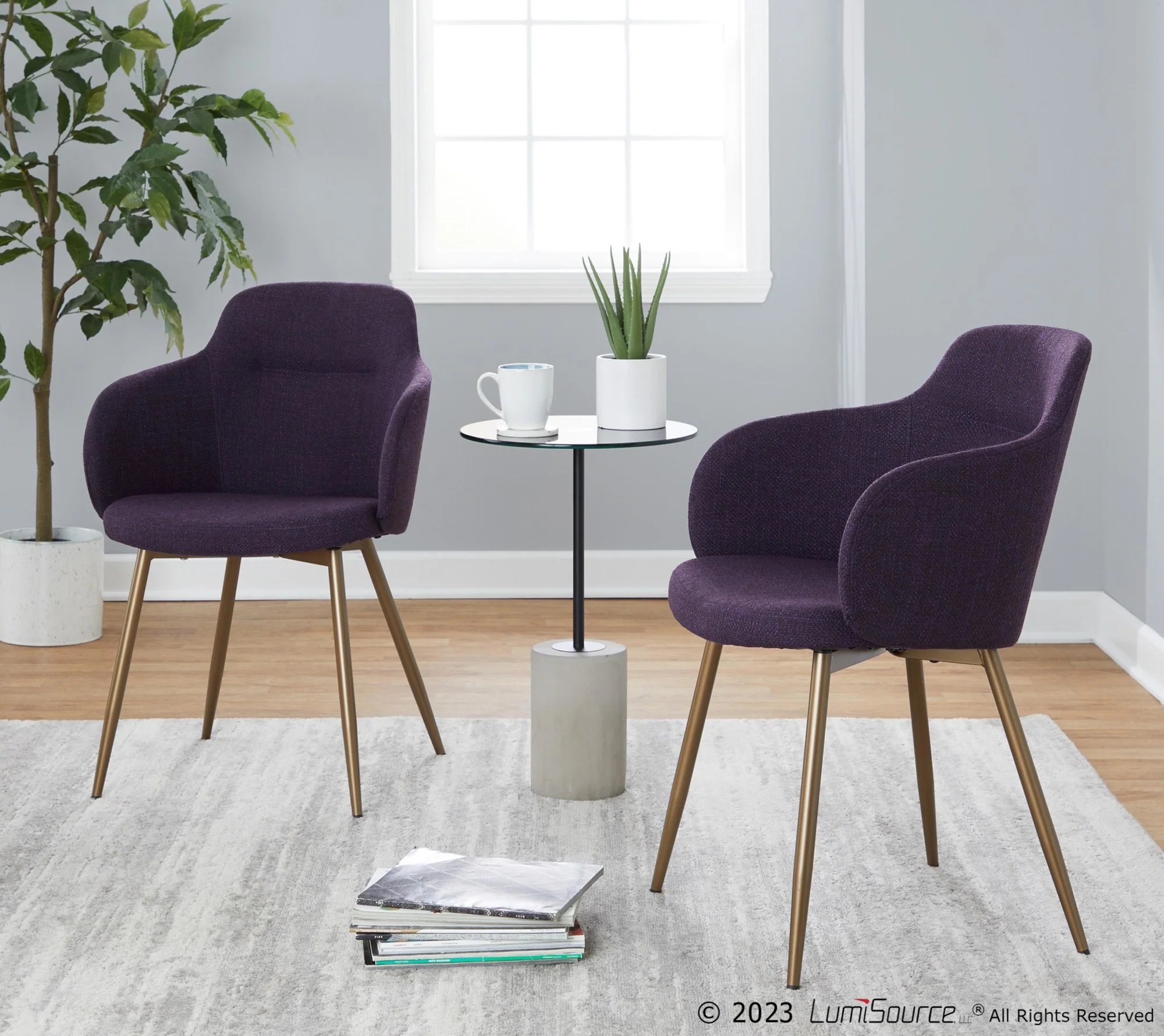 Boyne Chair - Set of 2 By LumiSource - CH-BOYNEFB-HLC2 ANCUCR2 - Image 16