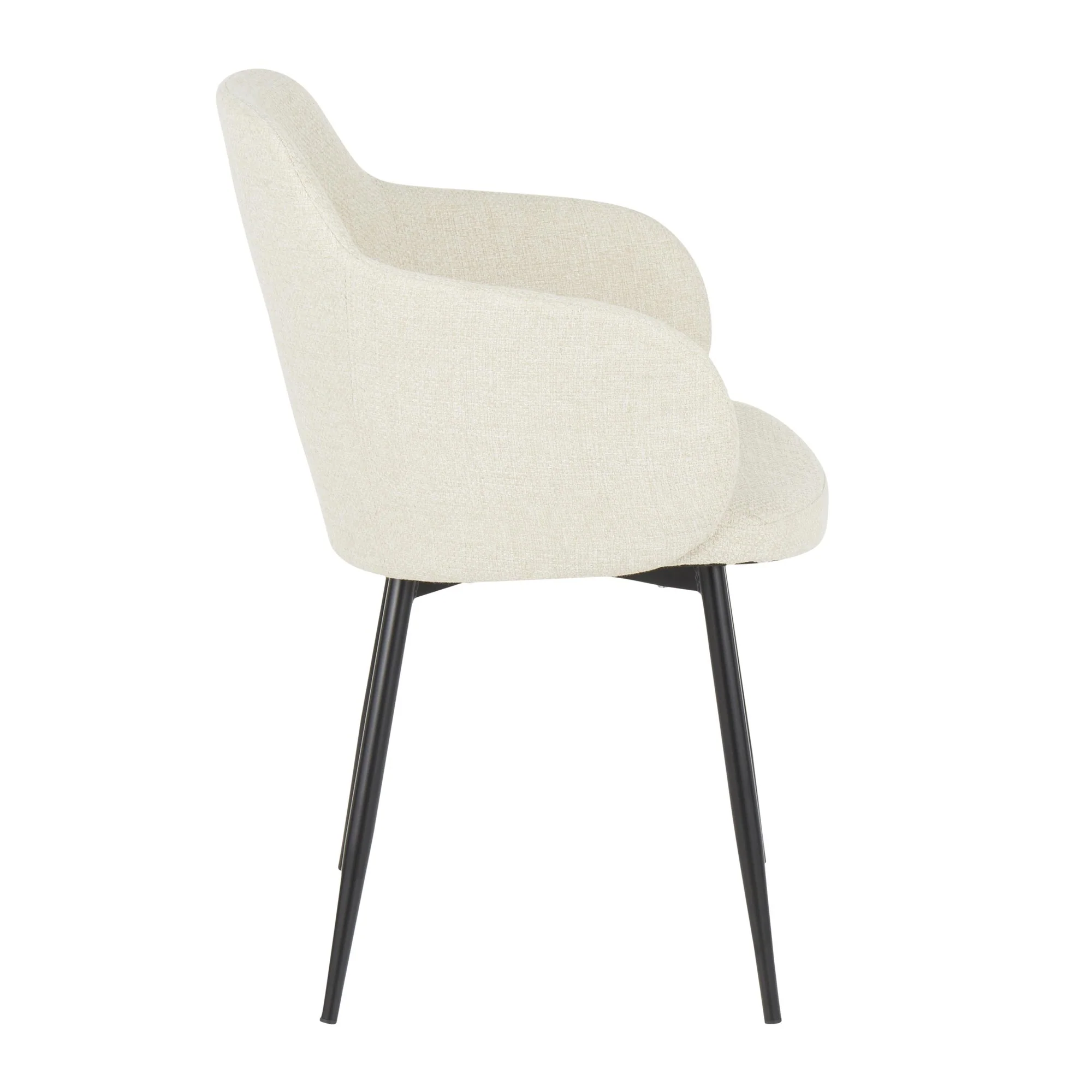 Boyne Chair - Set of 2 By LumiSource - CH-BOYNEFB2 BKCR2 - Image 7