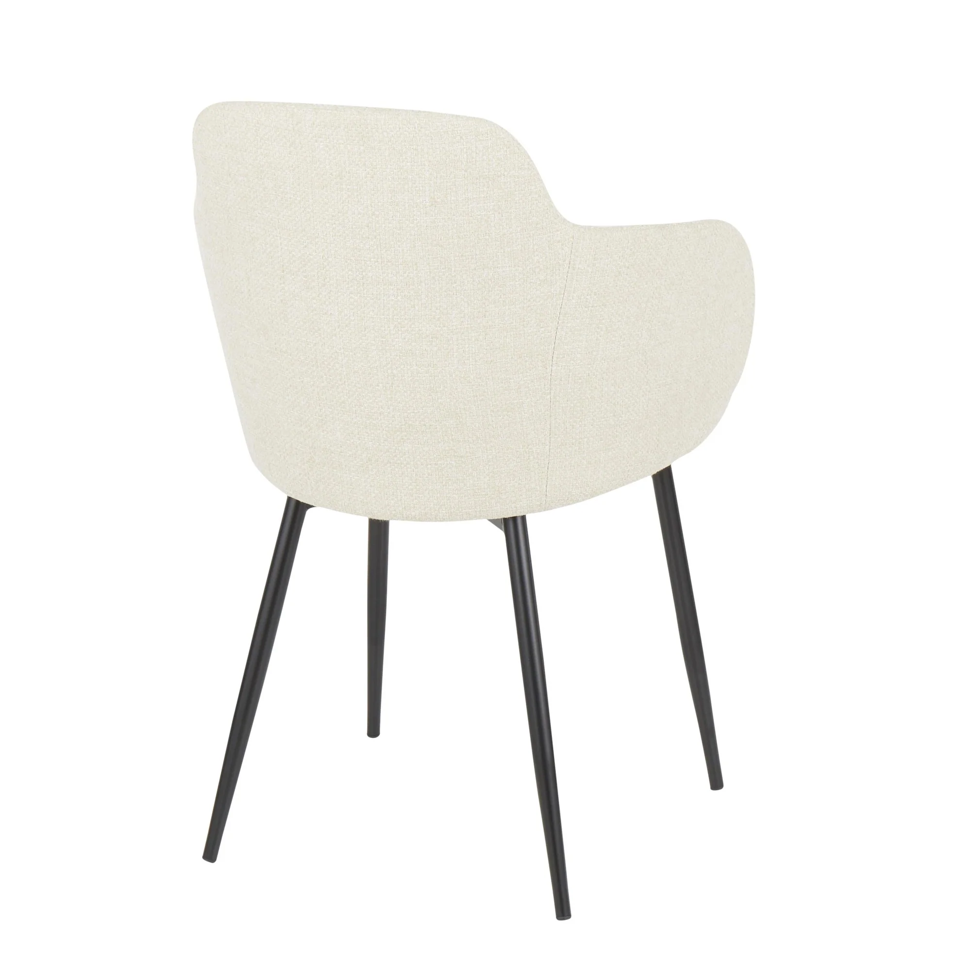 Boyne Chair - Set of 2 By LumiSource - CH-BOYNEFB2 BKCR2 - Image 8