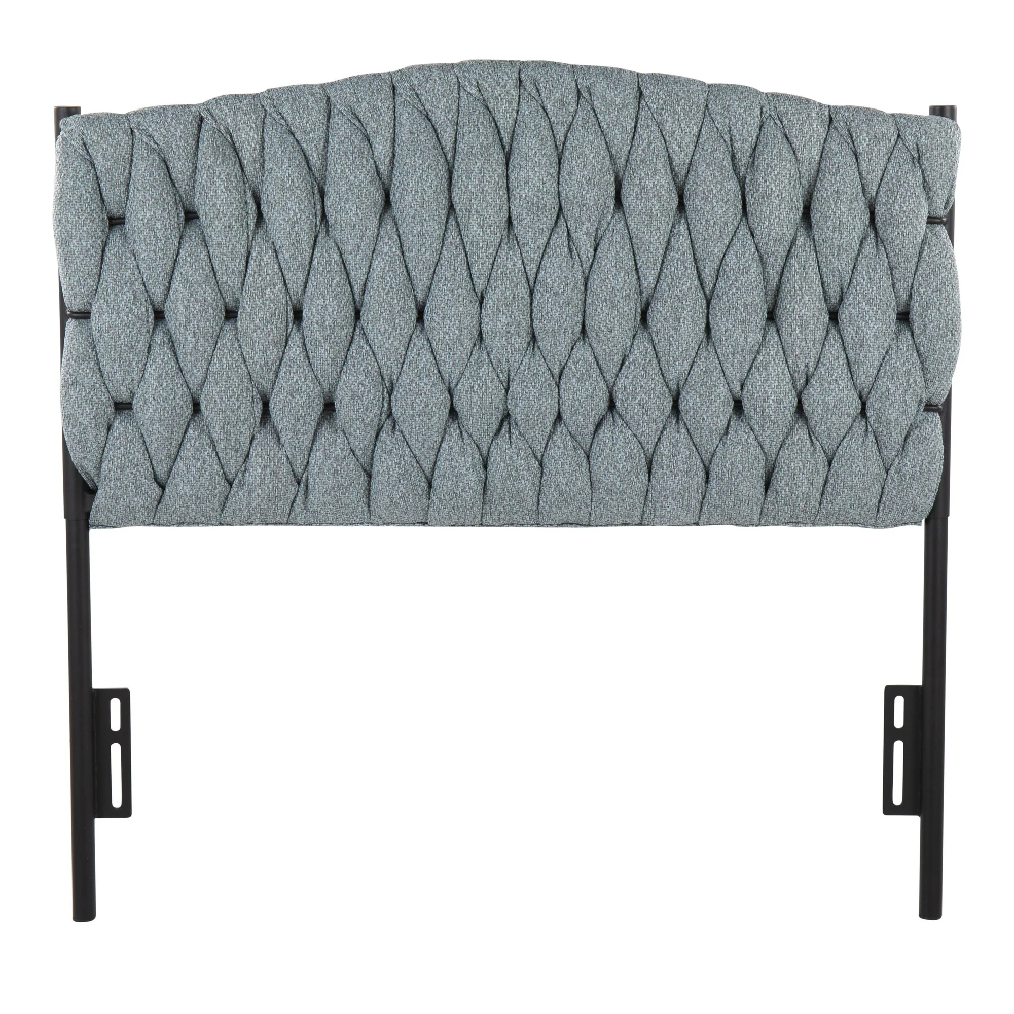 Braided Matisse Twin Headboard Blue By LumiSource - Image 4