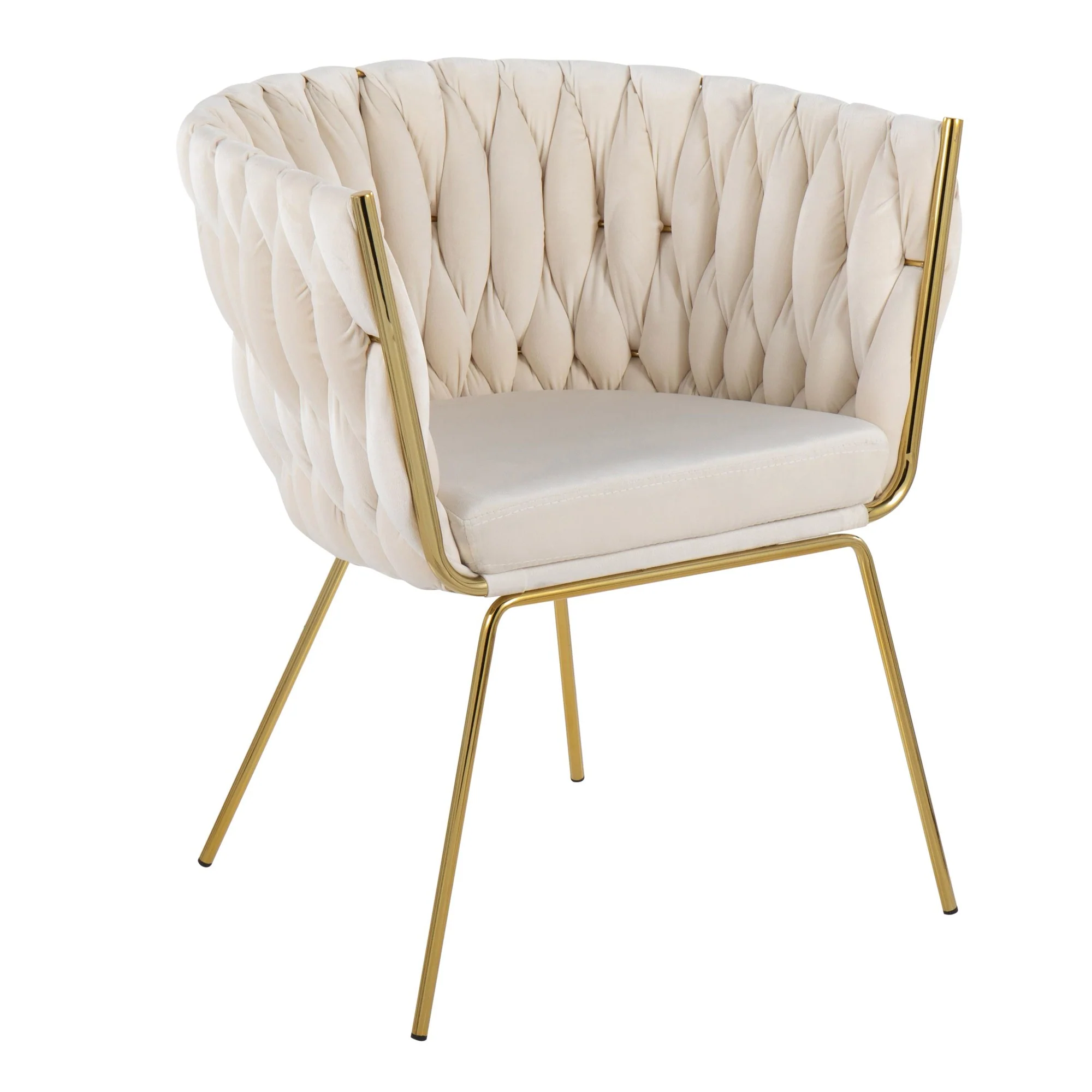 Braided Renee Chair Green By LumiSource - Image 14