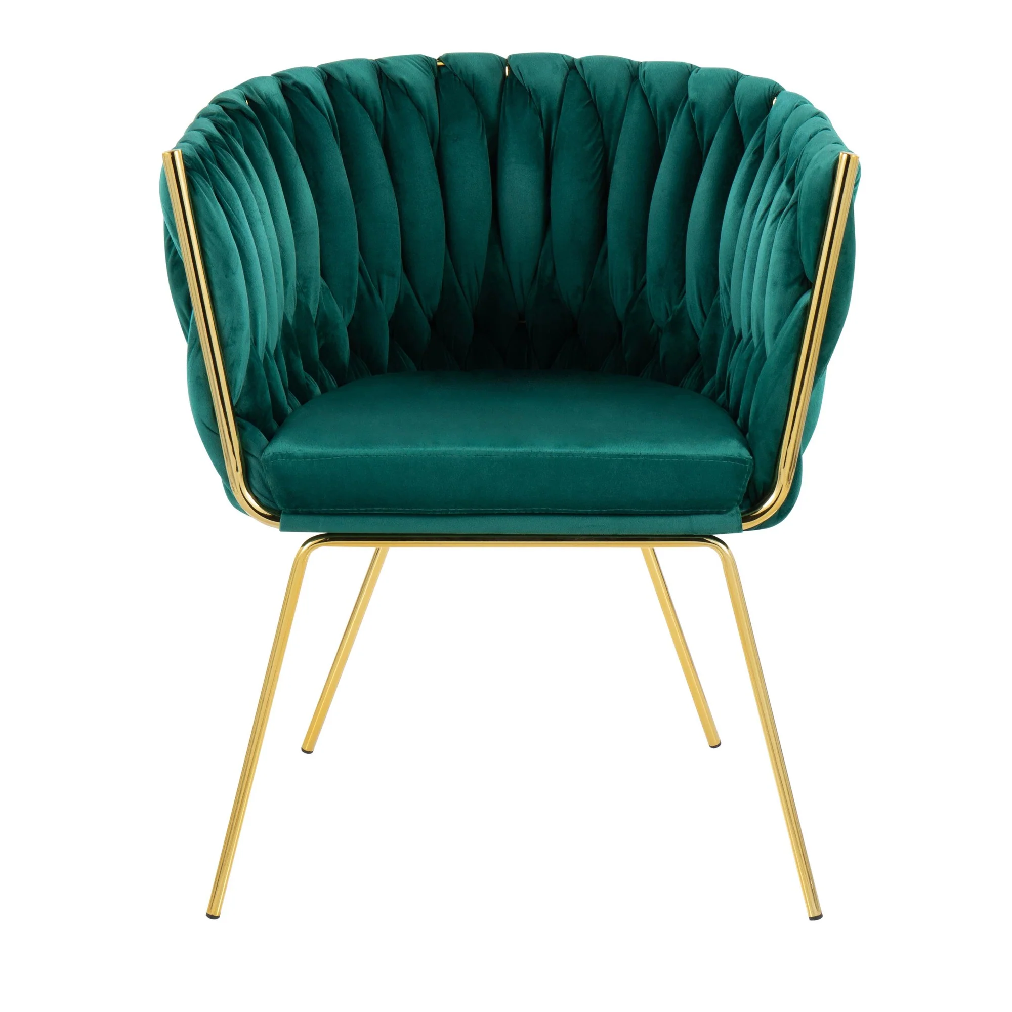Braided Renee Chair Green By LumiSource - Image 6