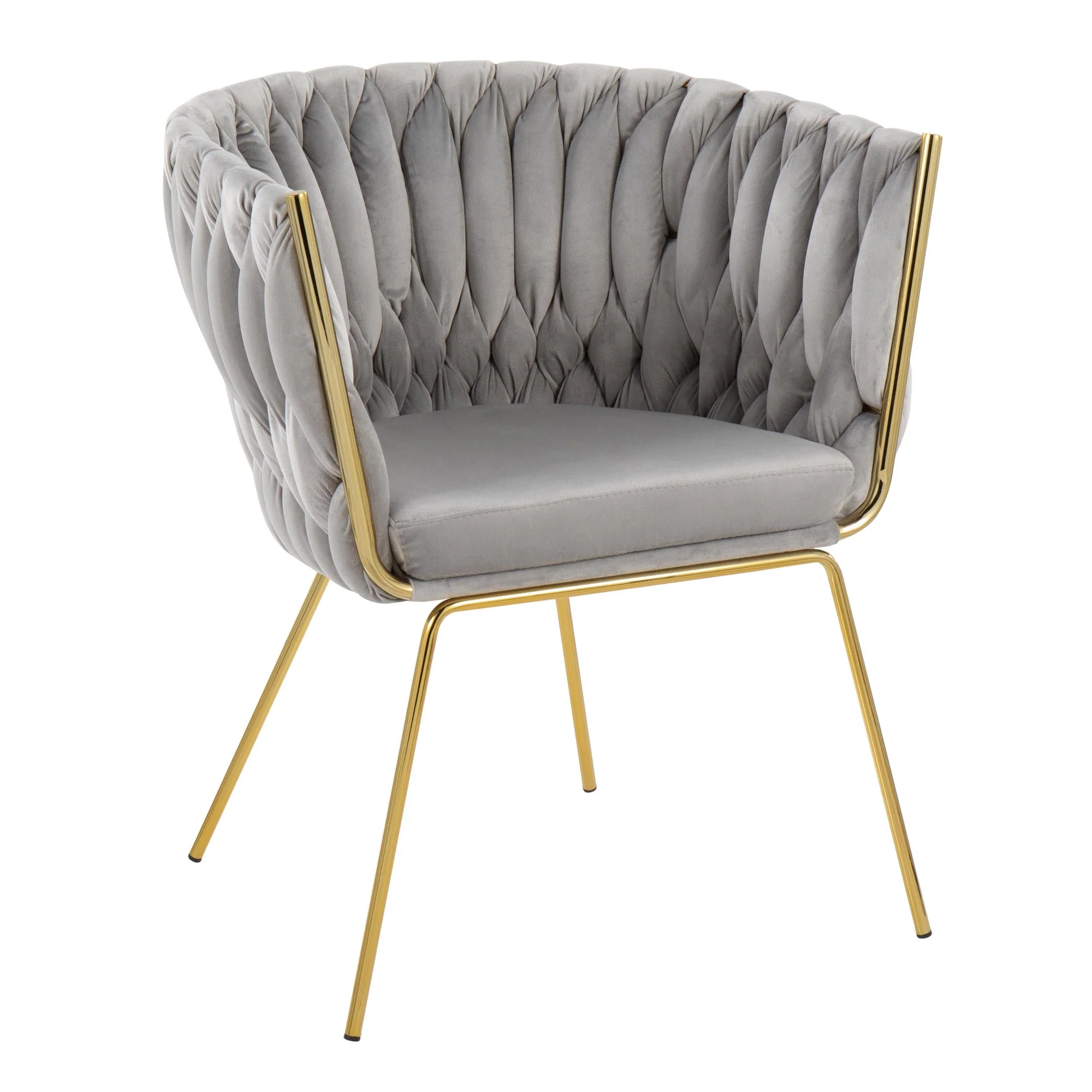 Braided Renee Chair Green By LumiSource - Image 8