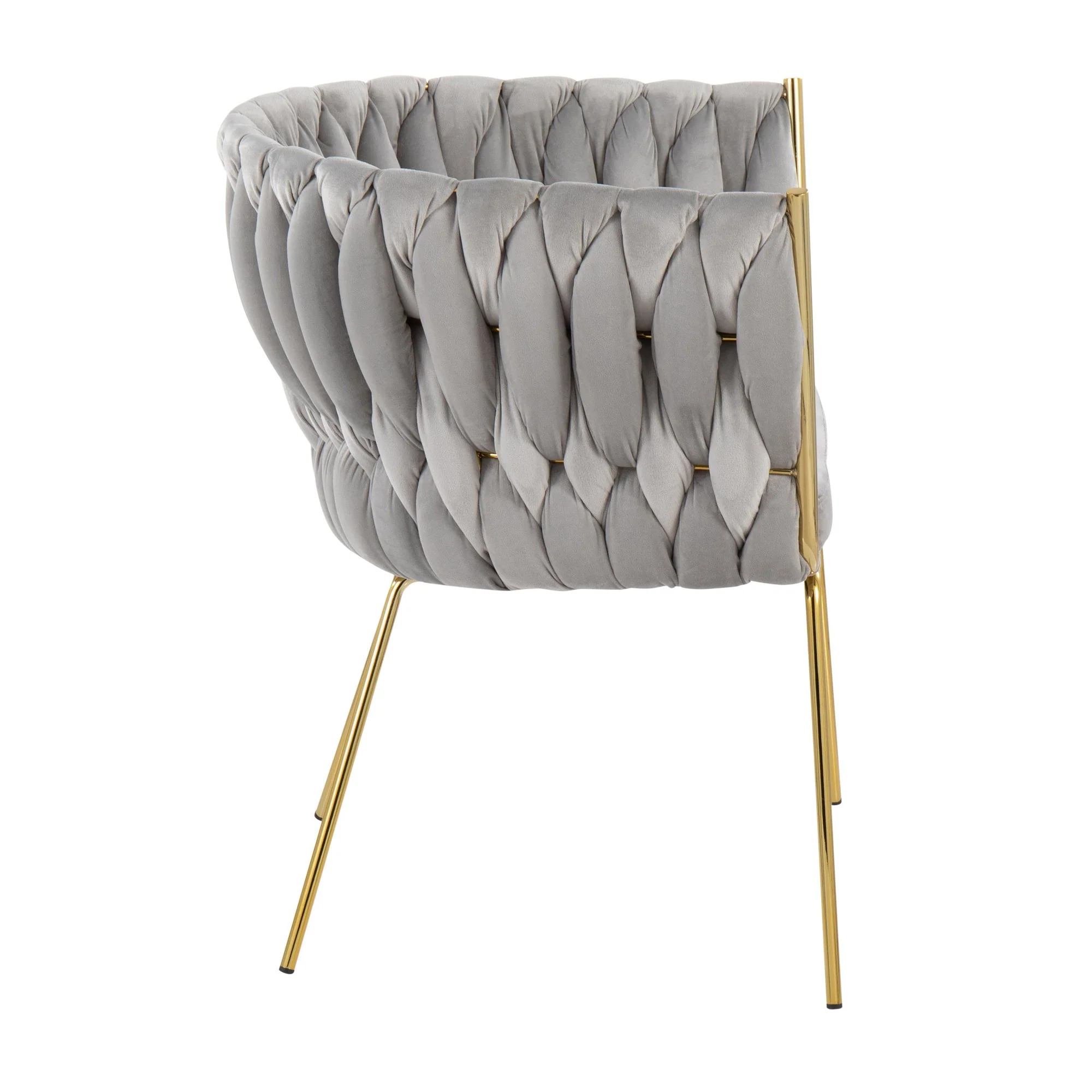 Braided Renee Chair Green By LumiSource - Image 9