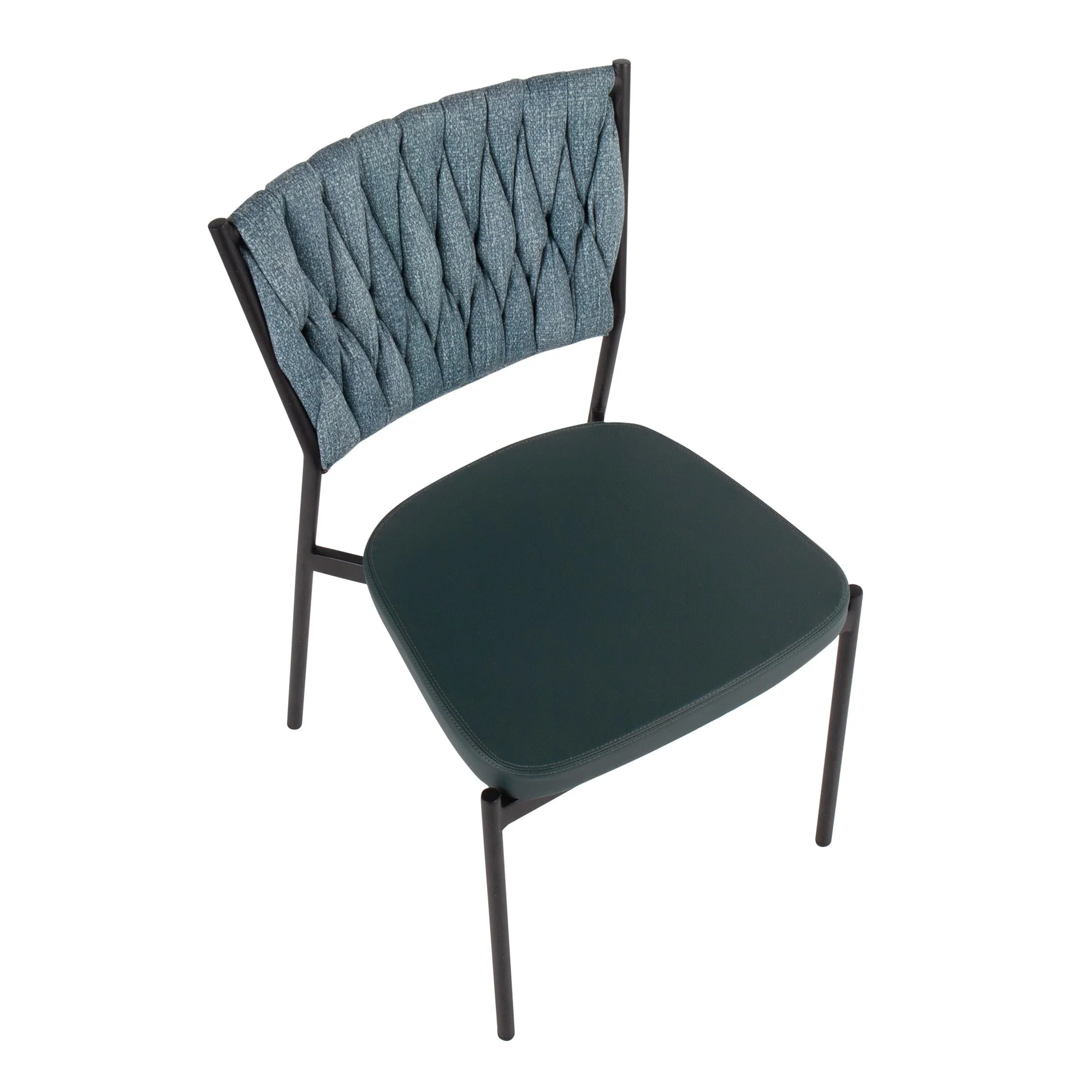 Braided Tania Chair - Set of 2 Green By LumiSource - Image 3