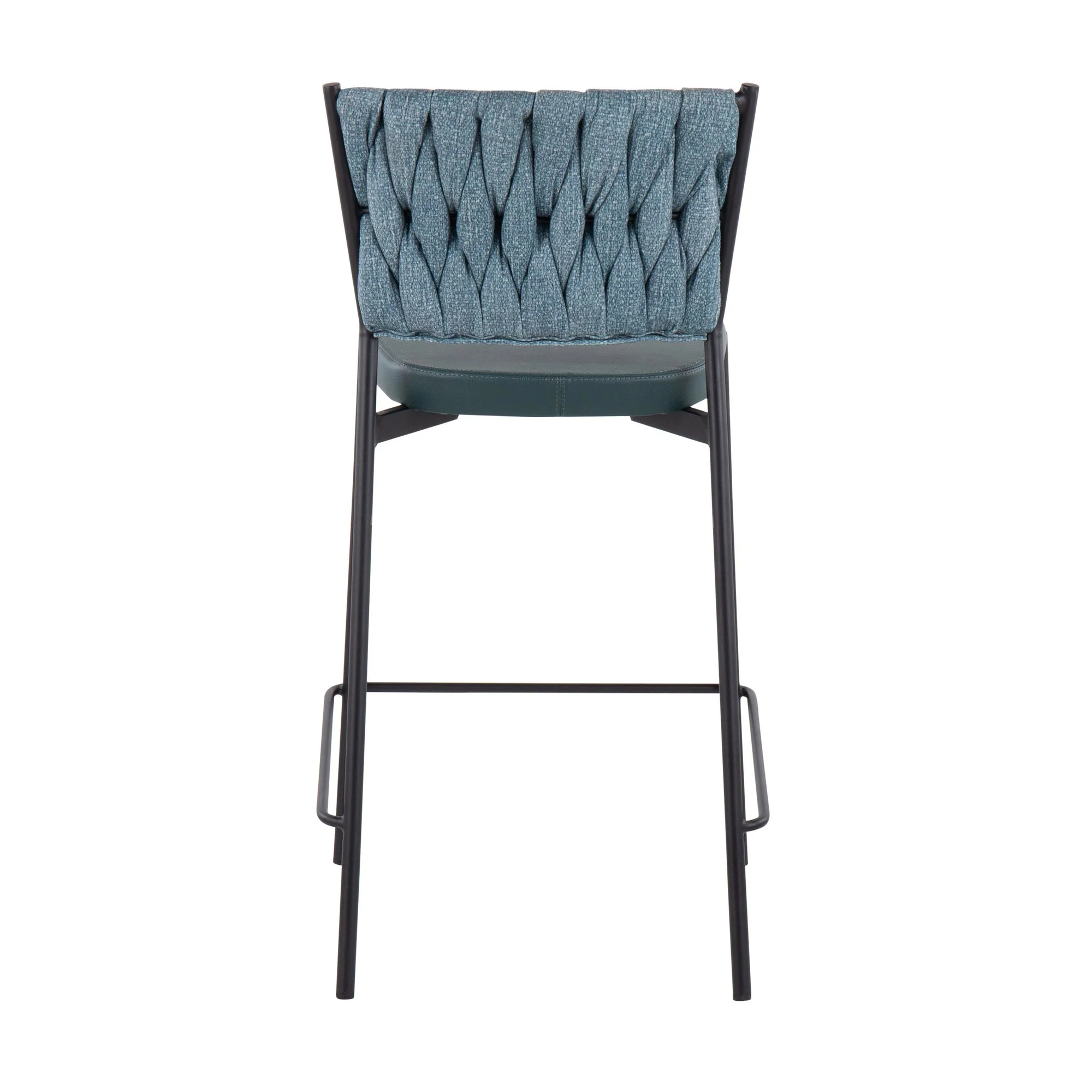 Braided Tania Counter Stool - Set of 2 Green By LumiSource - Image 10