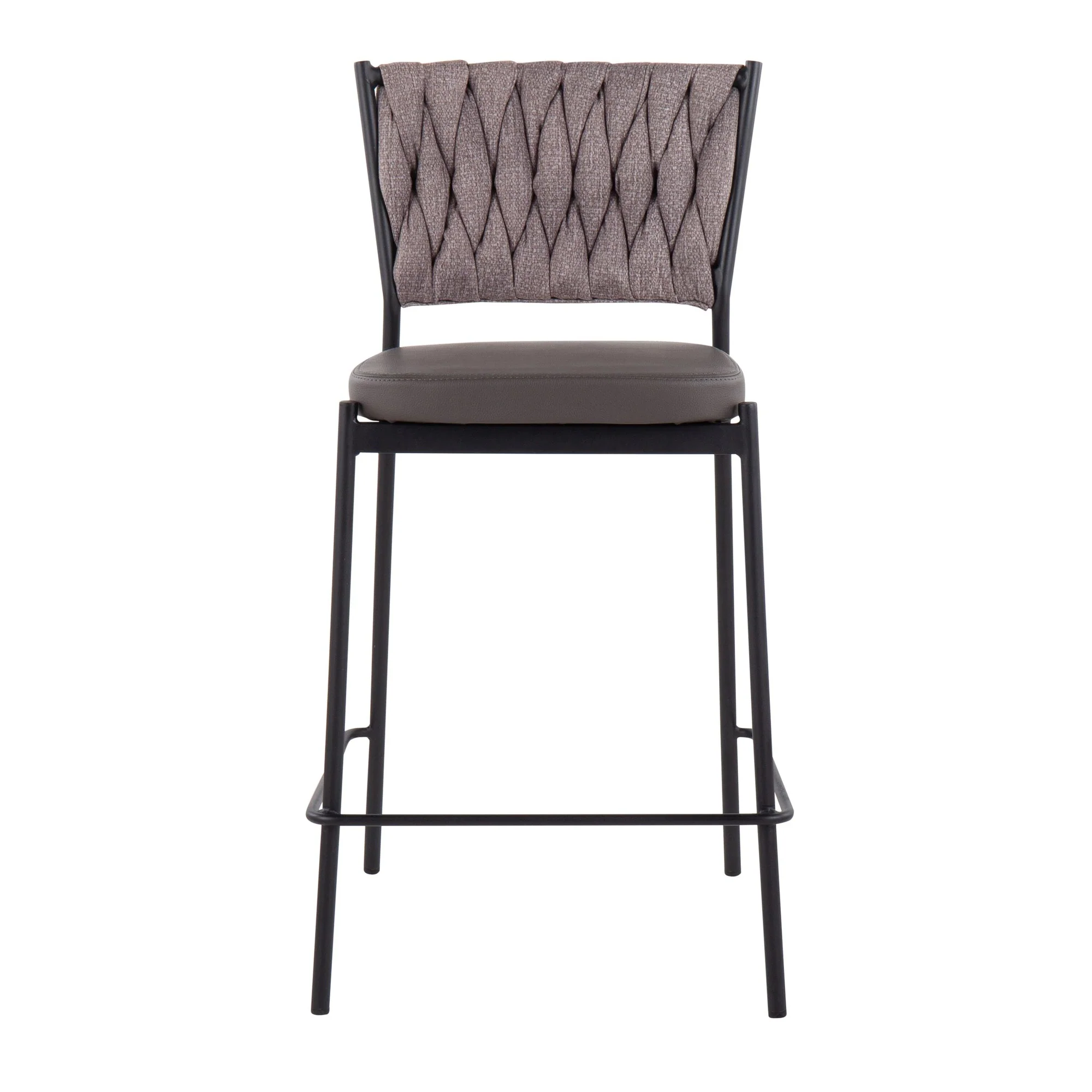 Braided Tania Counter Stool - Set of 2 Green By LumiSource - Image 12