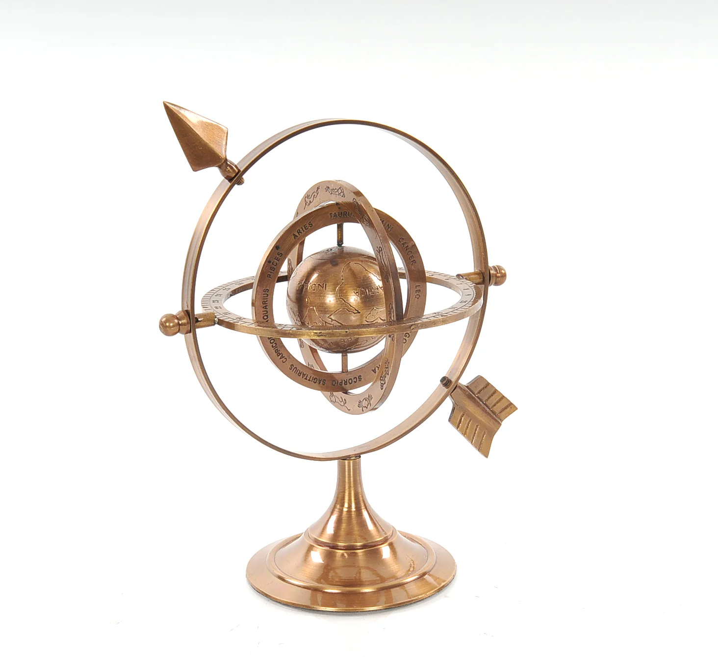 Brass Armillary By Homeroots - Image 4