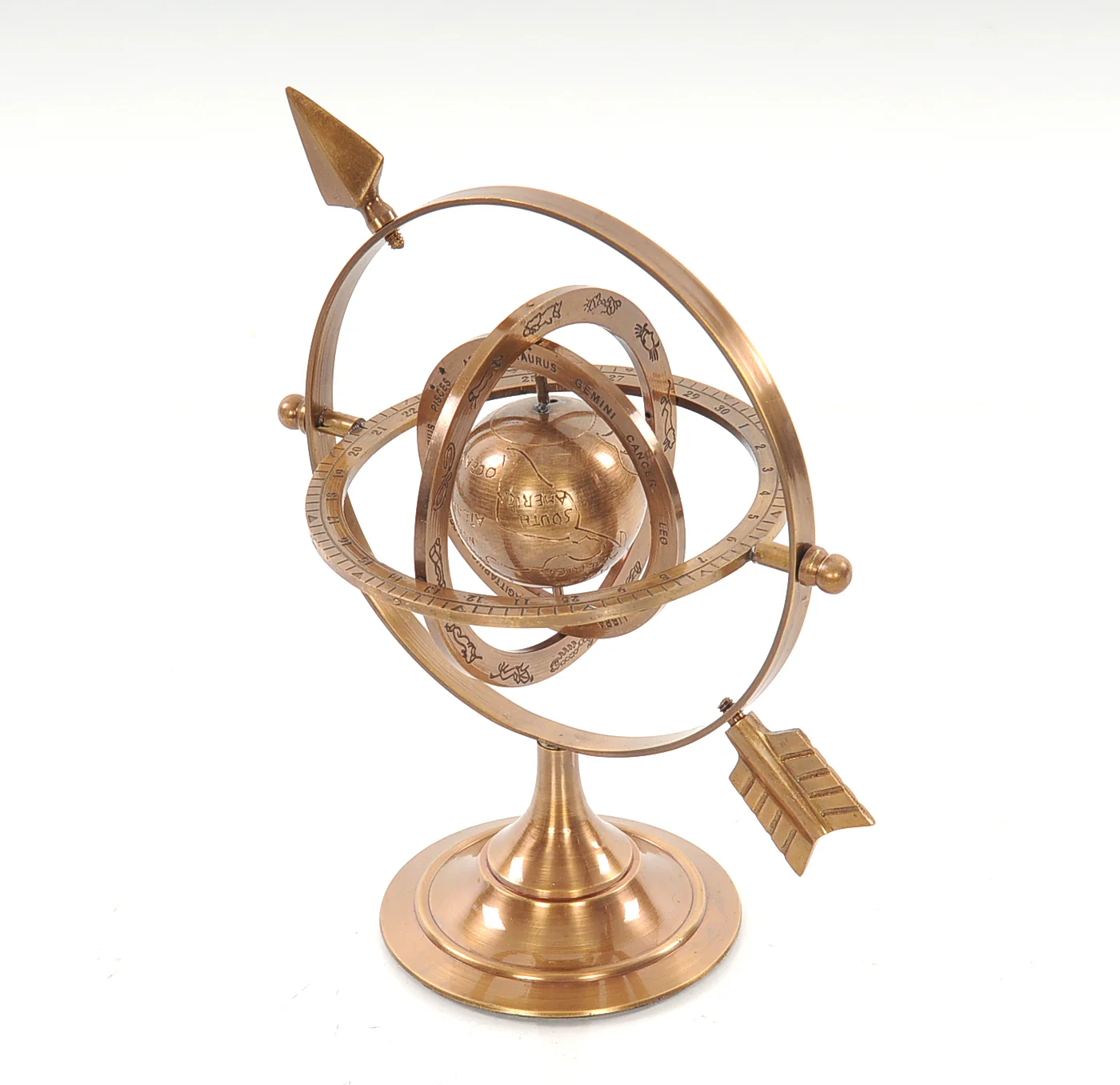 Brass Armillary By Homeroots - Image 5